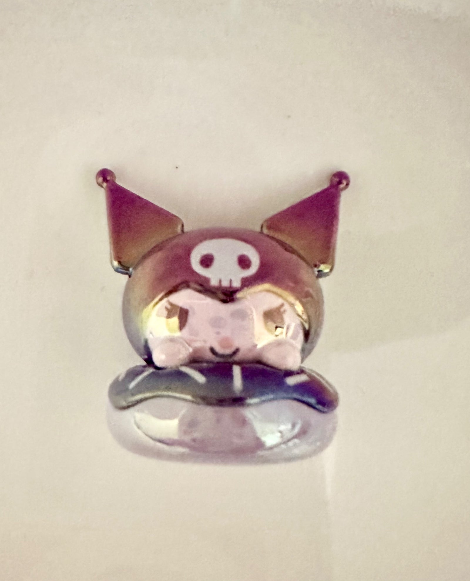 Kuromi (oil spill variant) - Sanrio Donut Miniature - 1