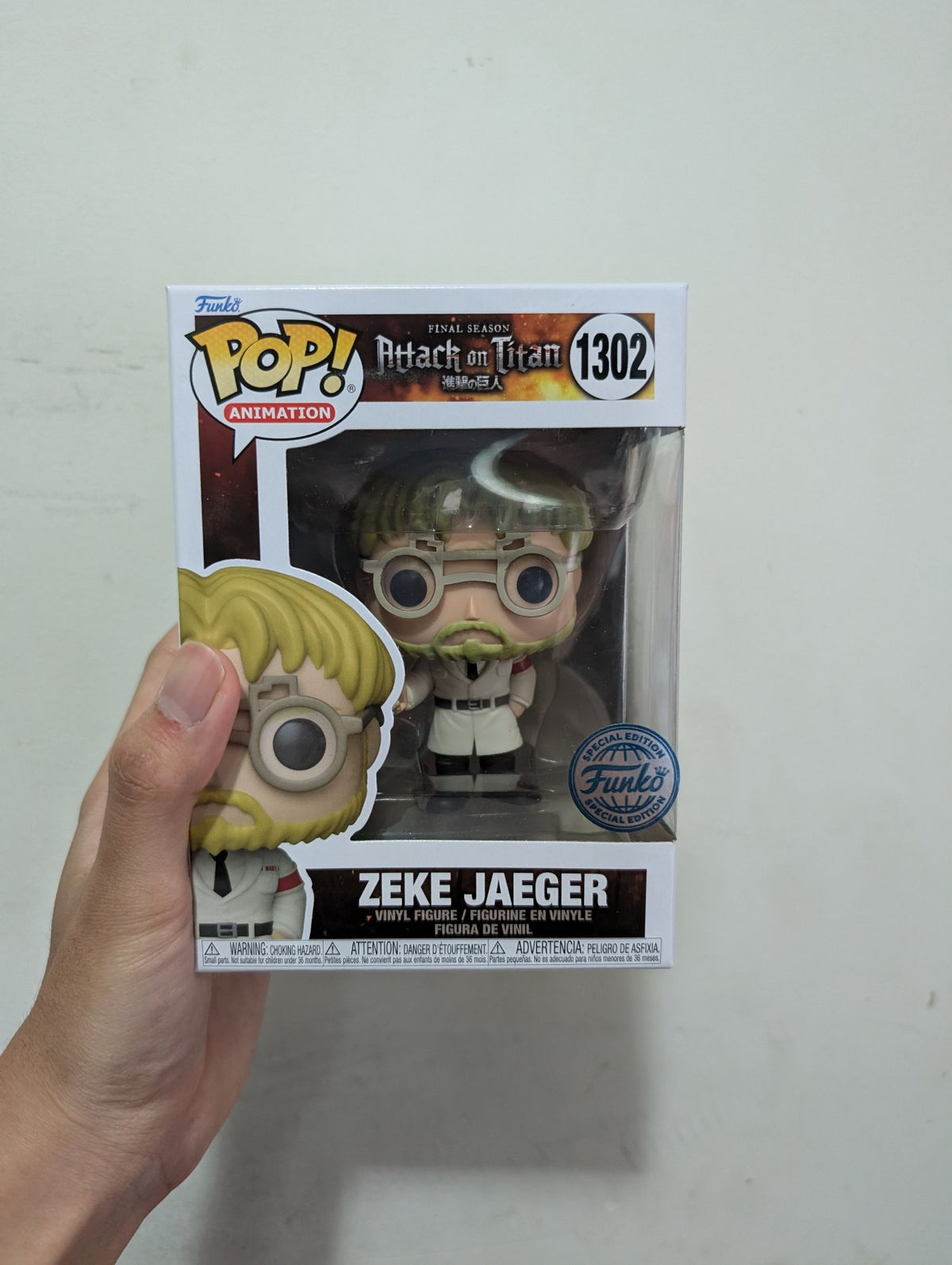 Zeke Jaeger De Funko Pop! #1302 Attack On Titan Zeke Jaeger De Funko Pop! #1302 Attack On Titan