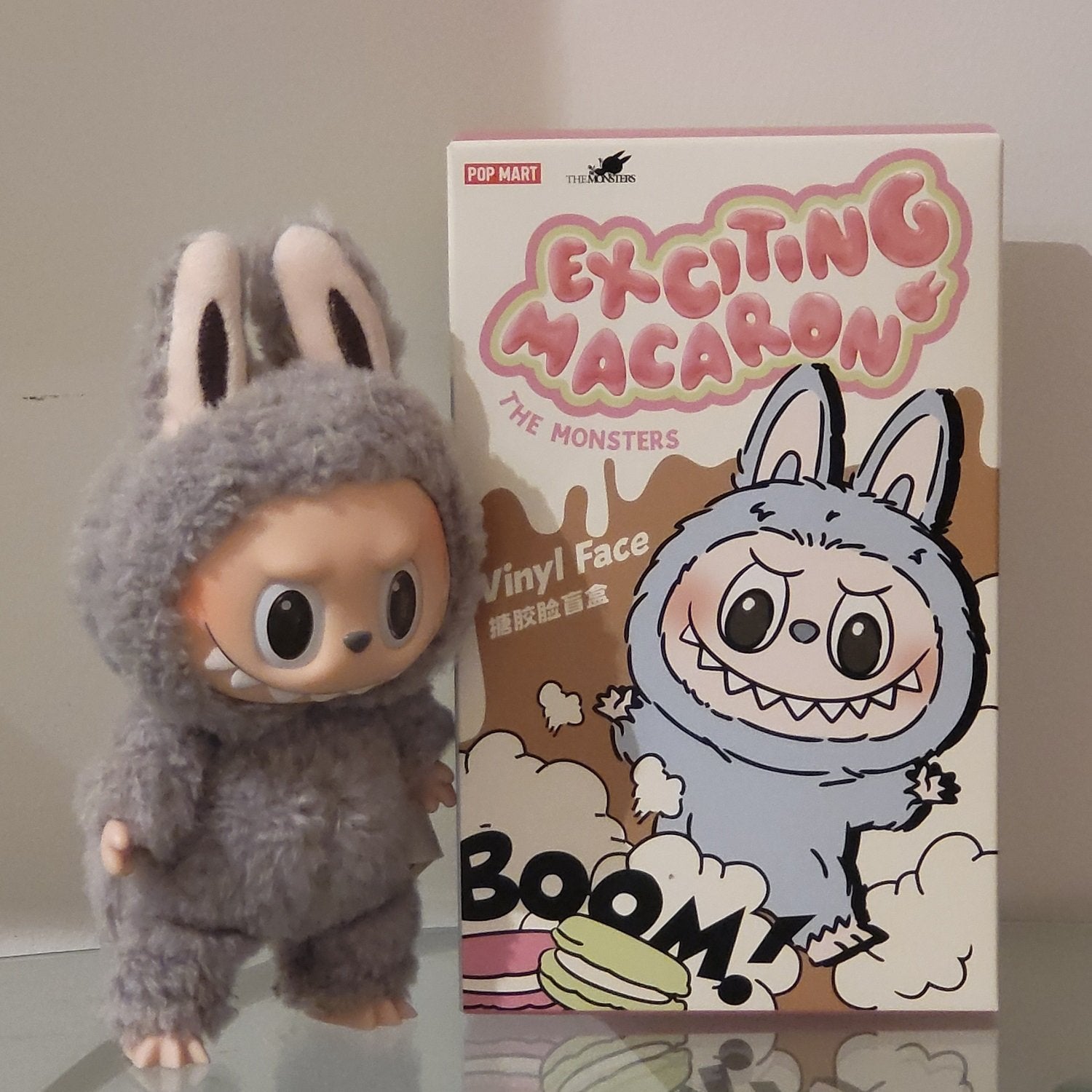 Sesame Bean - The Monsters Labubu Exciting Macaron by Pop Mart