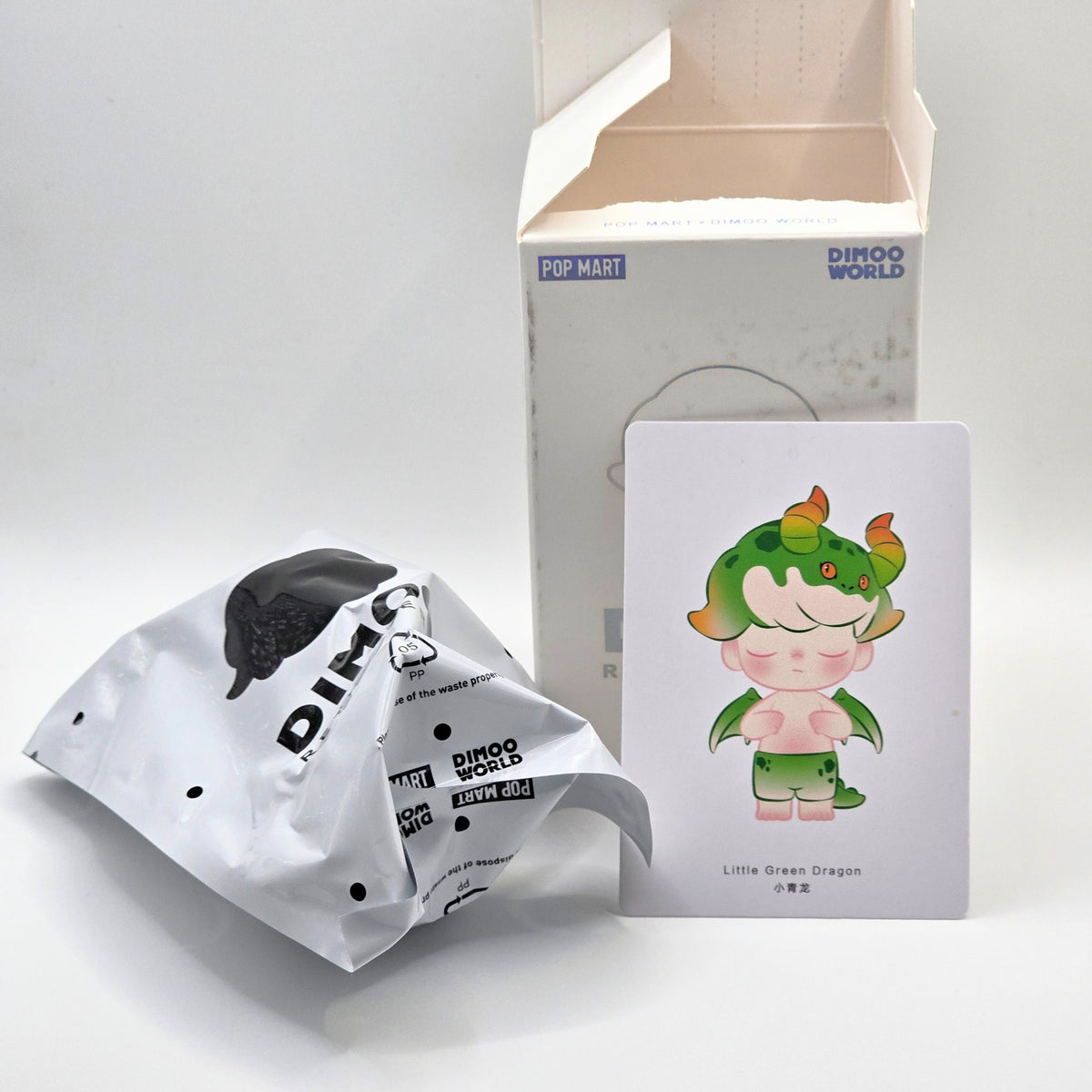 Little Green Dragon - Dimoo Retro Series - POP MART - 1