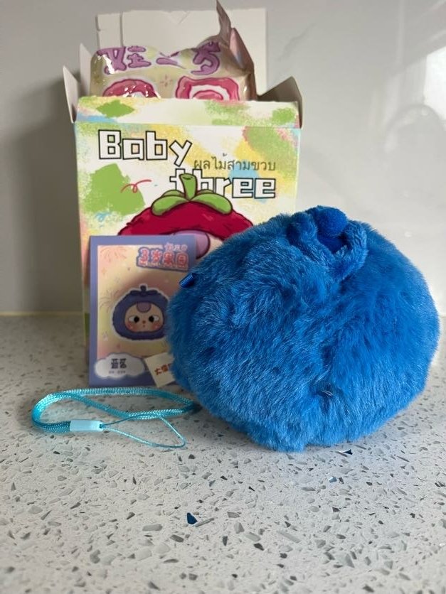 Blueberry (moving eyes) - Baby Three Fruit Plush Series - 2