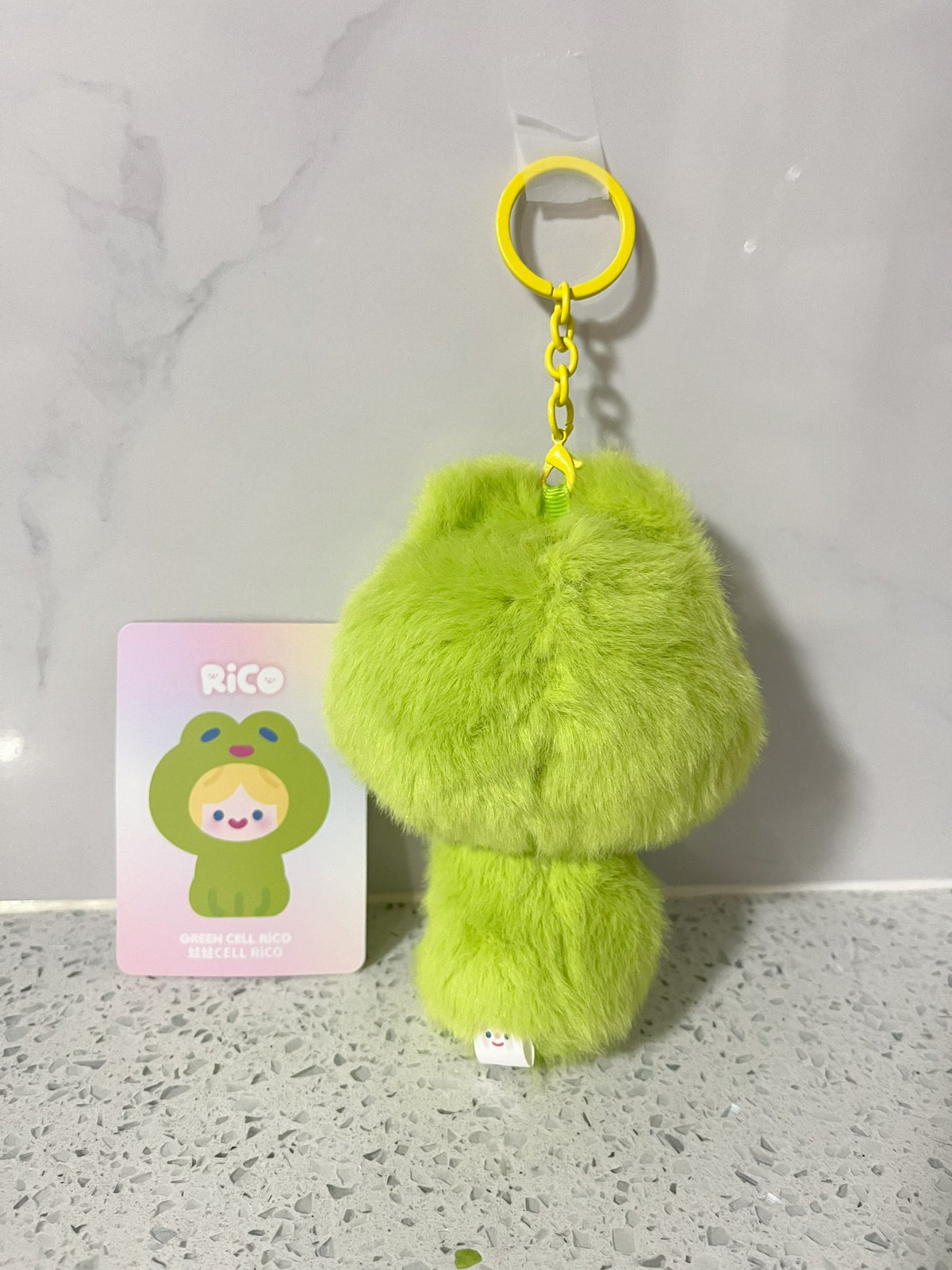 Frog Rico - Green Cell Rico Plush Keychain - 2