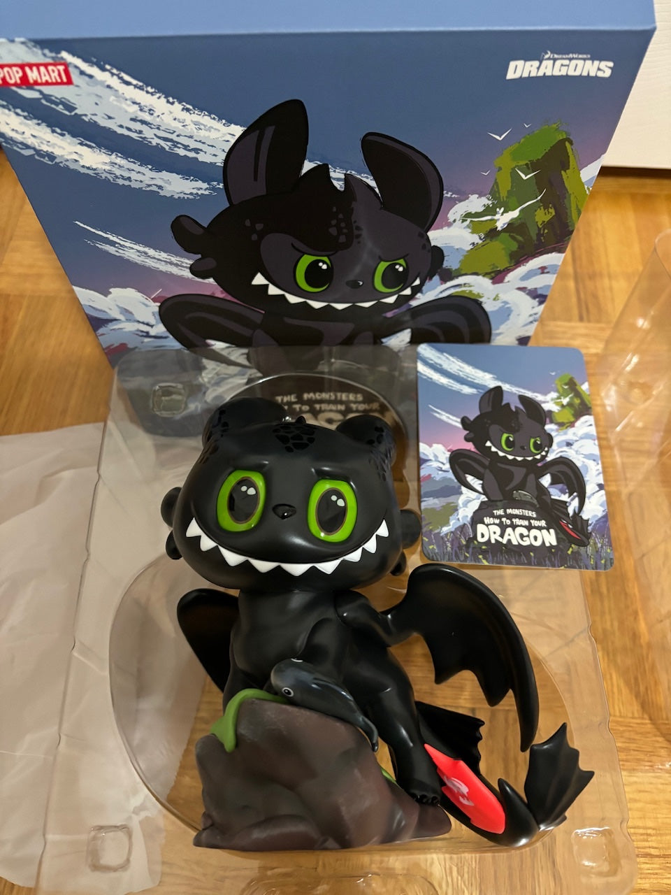 その他 THE MONSTERS How to Train Your Dragon Toothless POP MART The Monsters x How to Train Your Dragon 200