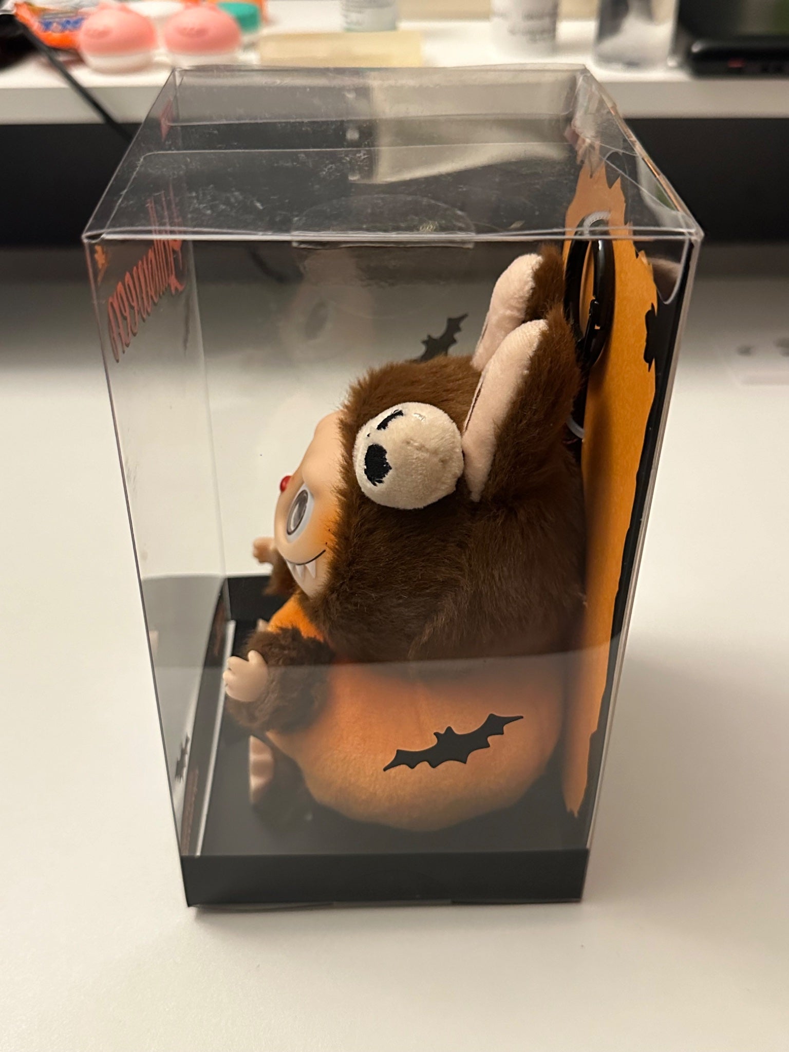 HALLOWEEN -  Labubu Sitting Pumpkin Vinyl Plush  - 3