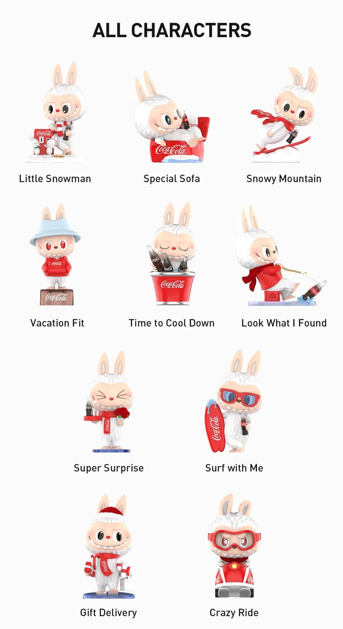 Gift Delivery - THE MONSTERS COCA-COLA Series Figures by POP MART Labubu - 3