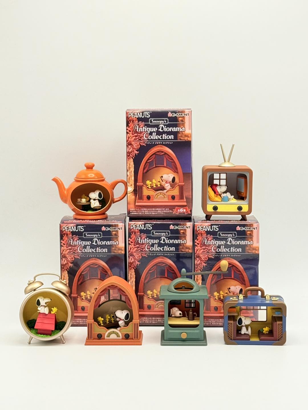 Snoopy's Antique Diorama Collection - Re-Ment - single blind box - 2