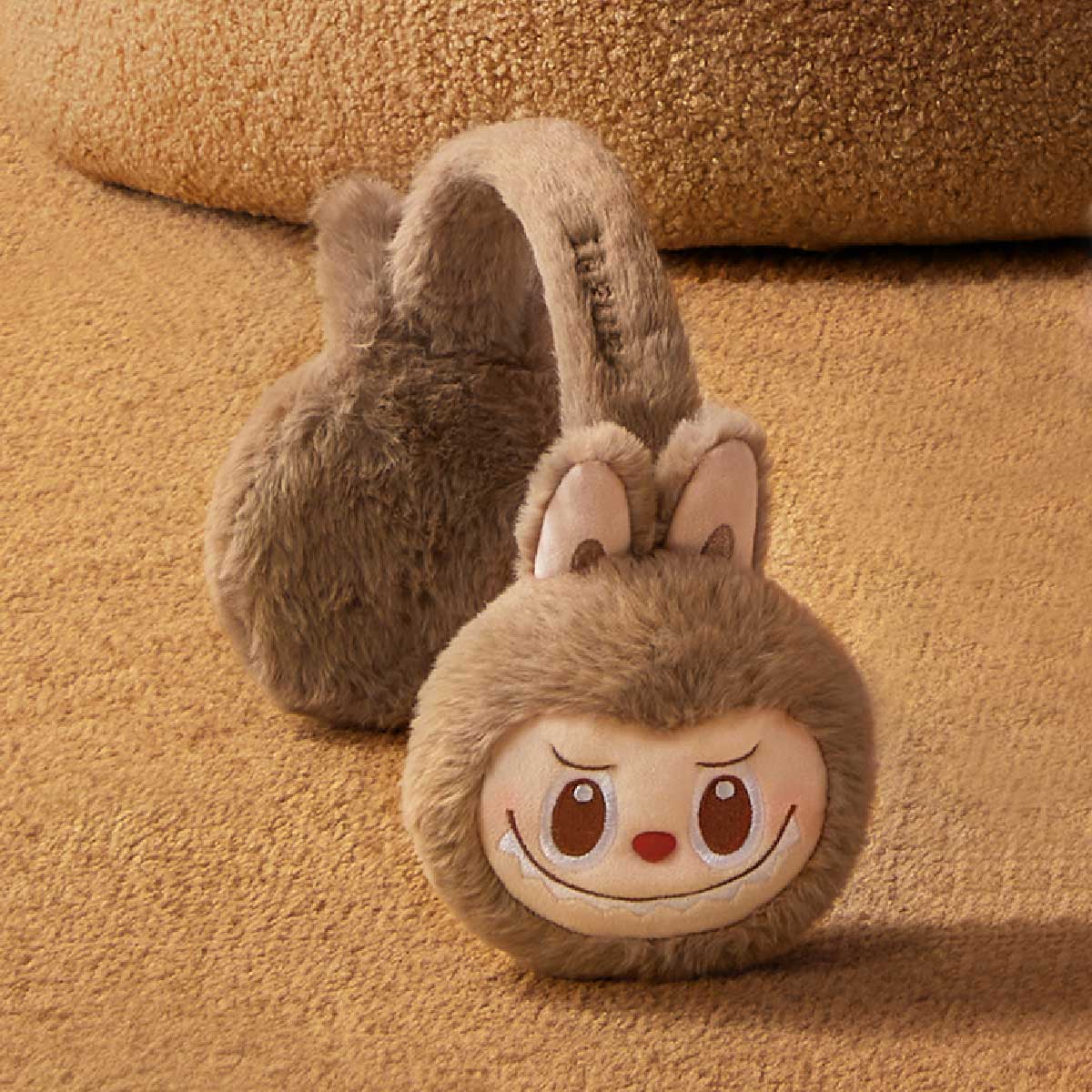 Warm Fluffy Holiday Series- LABUBU Plush Earmuffs by POP MART - 3