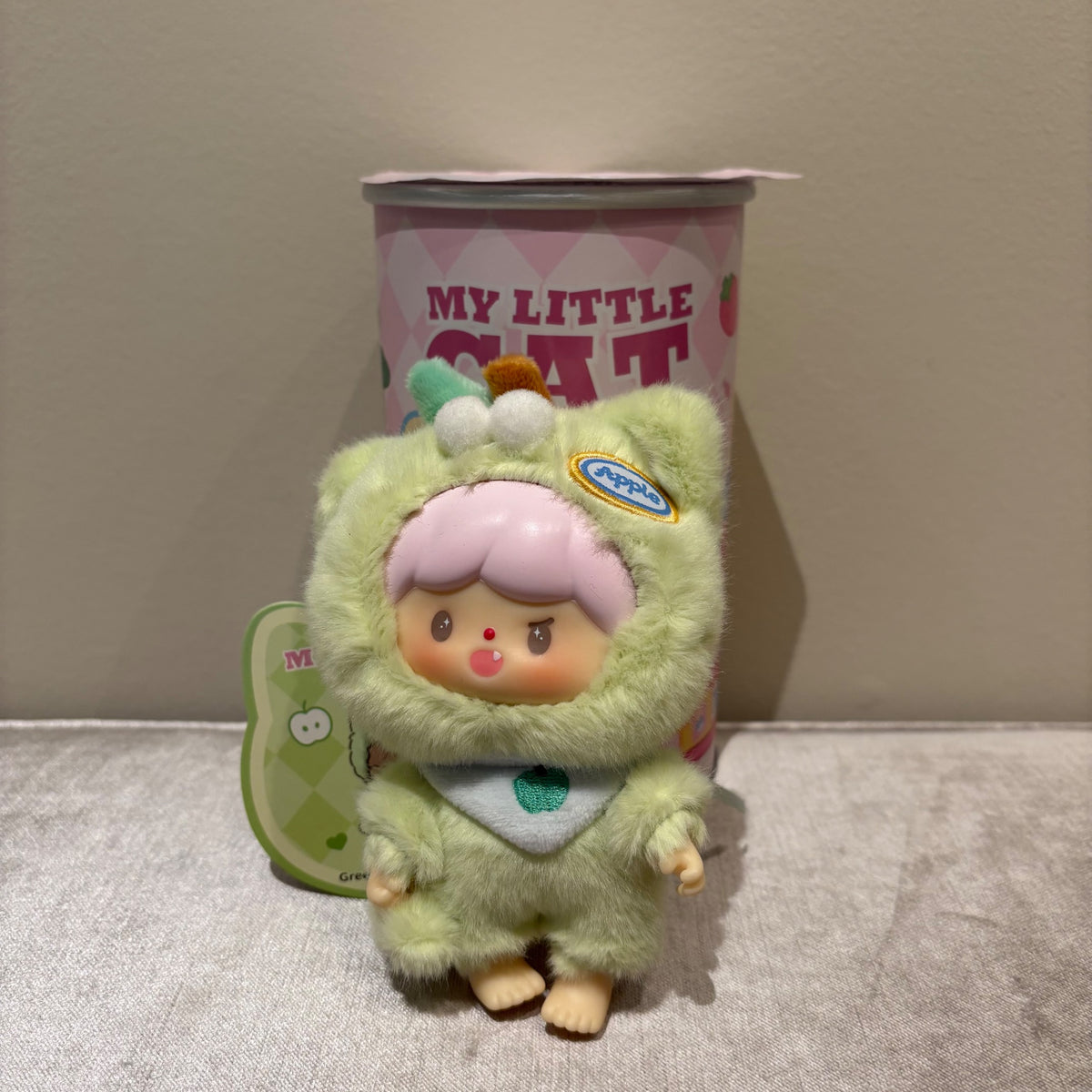 Green Apple Cat - zZoton My Little Cat Fruit Party Plush Dolls by Finding Unicorn - 1