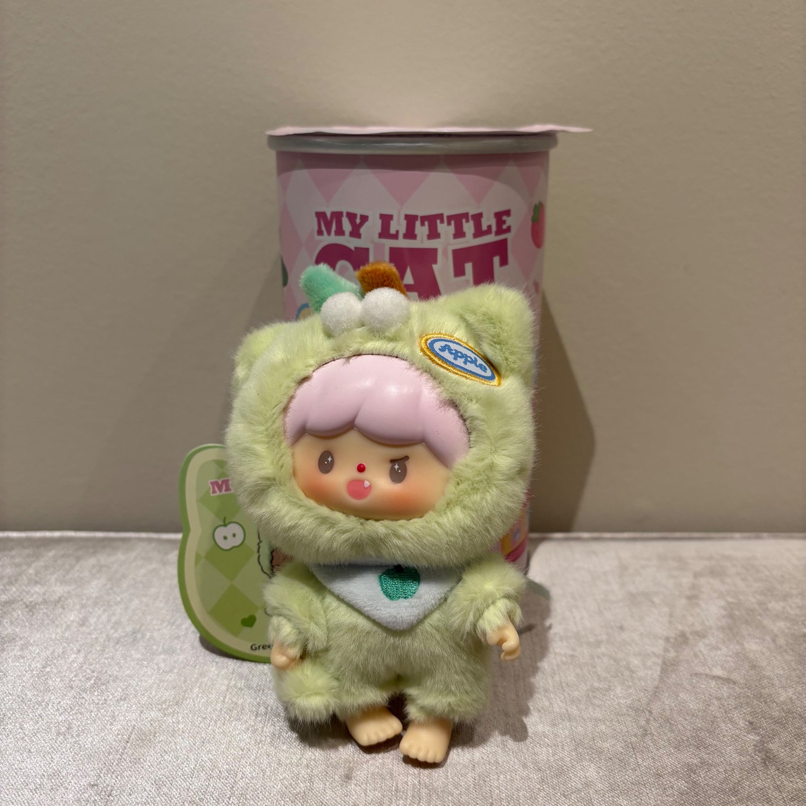 Green Apple Cat - zZoton My Little Cat Fruit Party Plush Dolls by Finding Unicorn - 1