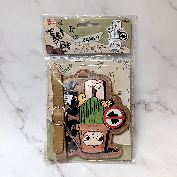 Zsiga Let it Be Luggage Tag - Pop Mart - 1