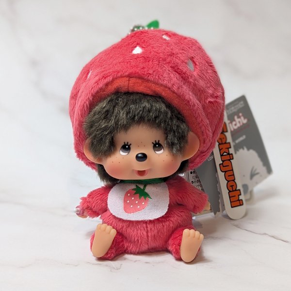Monchhichi strawberry Keychain - Monchhichi - Sekiguchi - Mindzai