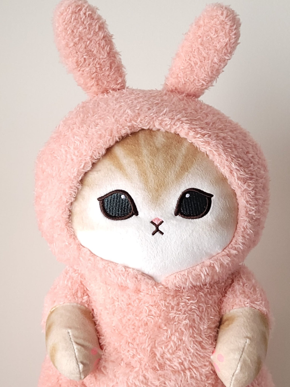 Mofusand - Pajama Nyan Pink Bunny Large 28cm Plushie - 2