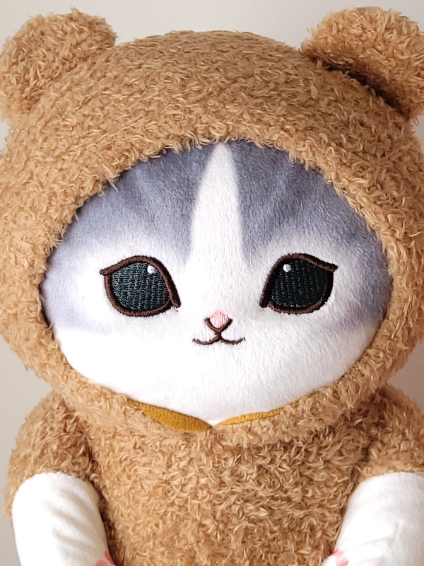 Mofusand - Pajama Nyan Brown Bear Large 28cm Plushie - Mindzai Toy