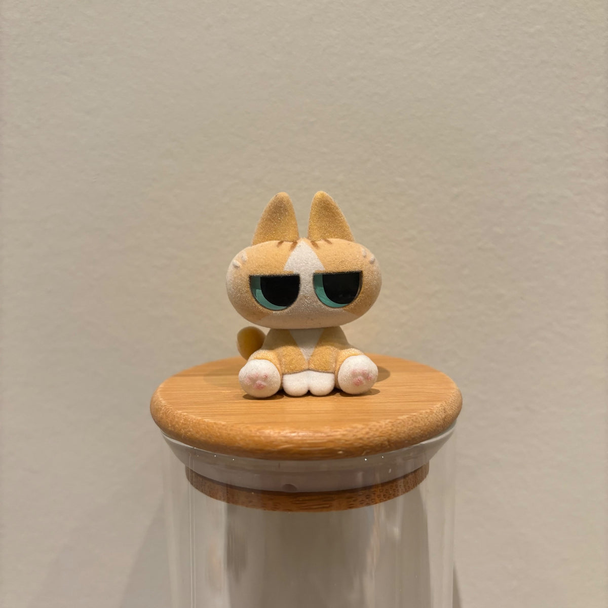 Orange Cat (special colour) - Nobeko Azukisan Mini Bean by TOP TOY - 1