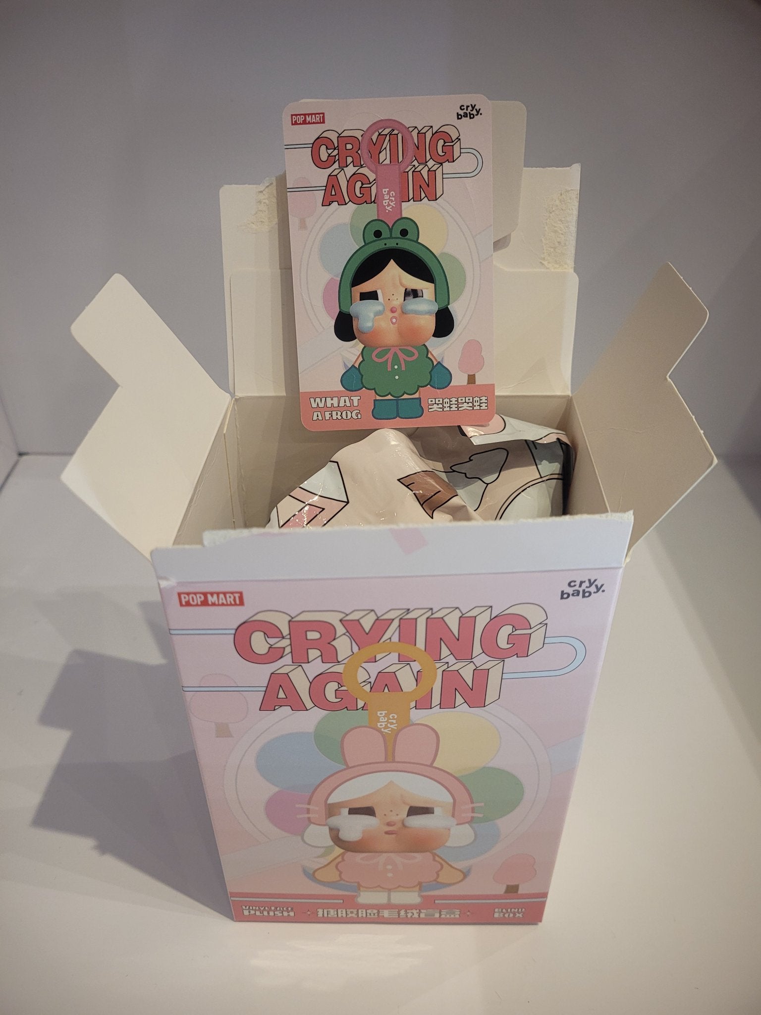 What a Frog - Crybaby Crying Again Plush Pendant - Popmart