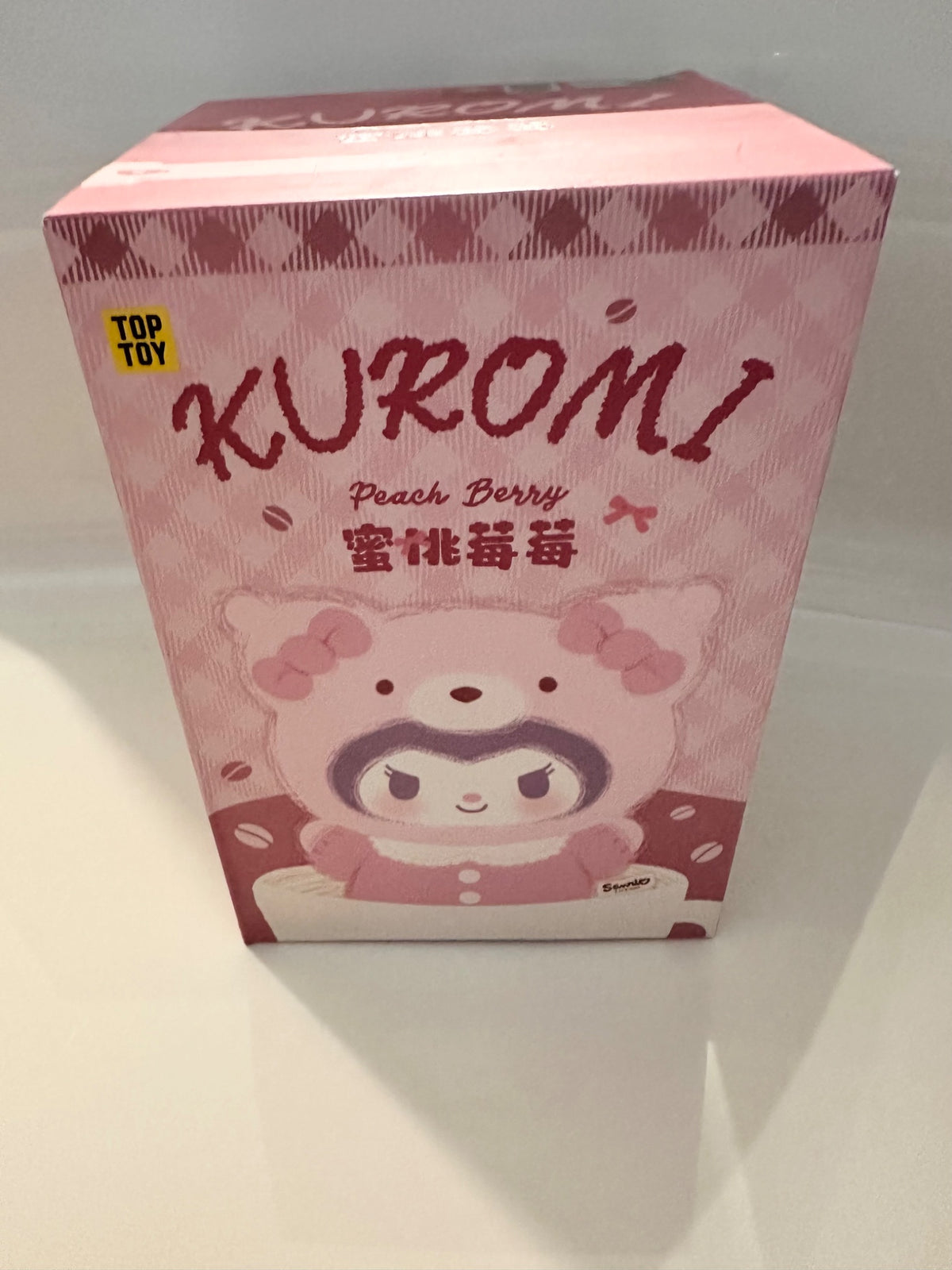 Sanrio Kuromi Peach Berry Plush Pendant - Top Toy - 1