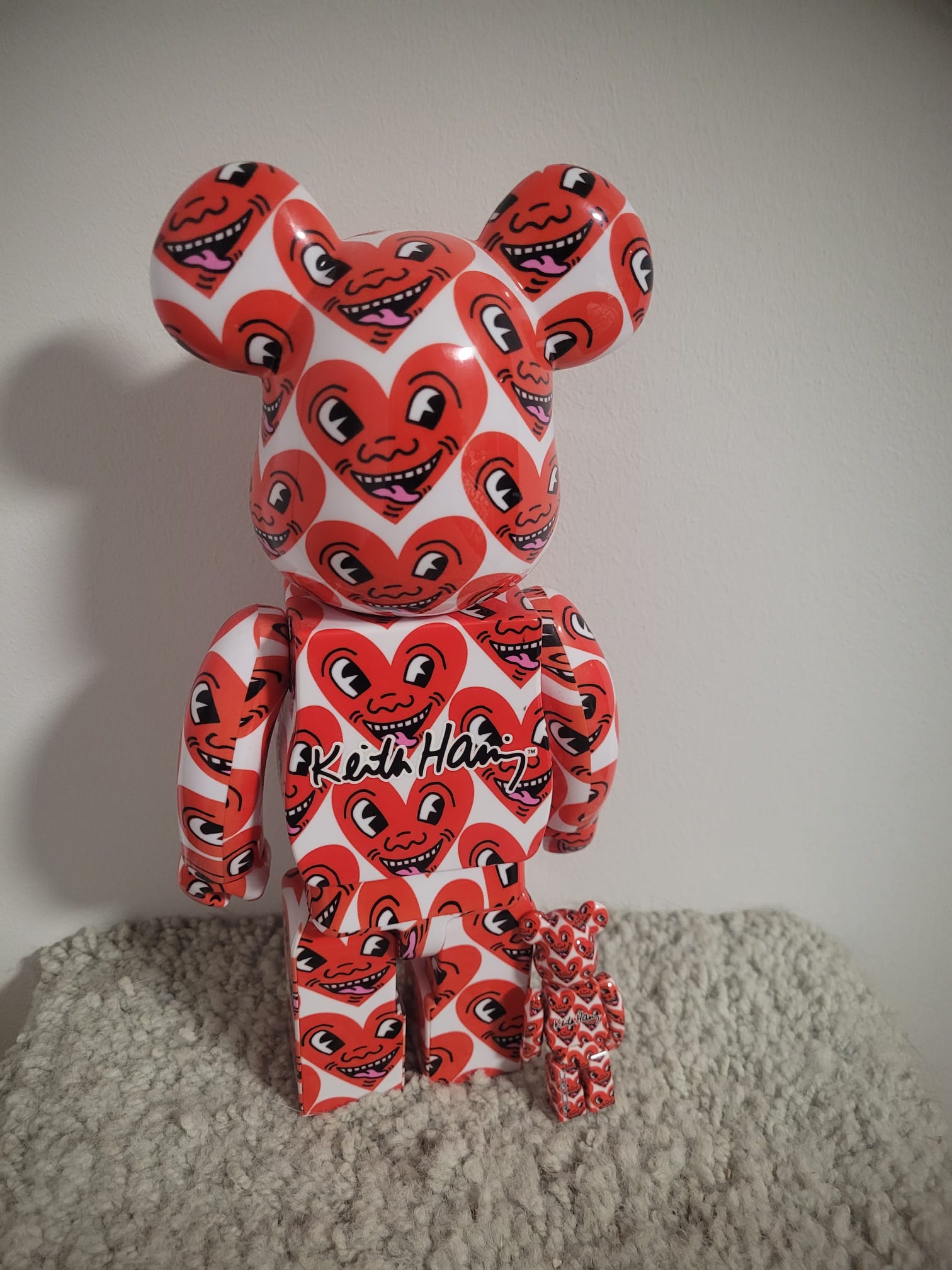 Keith Haring 400% and 100%- BearBrick - Medicom - 1