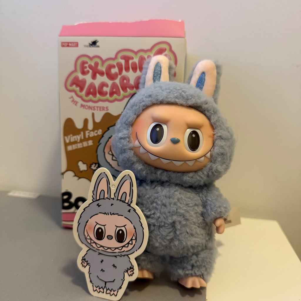 ぬいぐるみ POPMART Labubu Macaron Sea Salt Coconut POP MART Labubu The Monsters Exciting Macaron Plush Series Sea