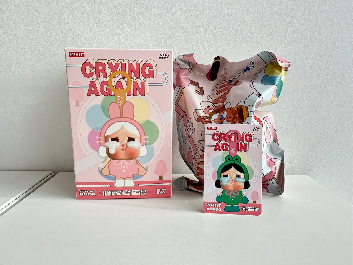 What a frog - CRYBABY Crying Again Series-Vinyl Face Plush by POP MART - 1