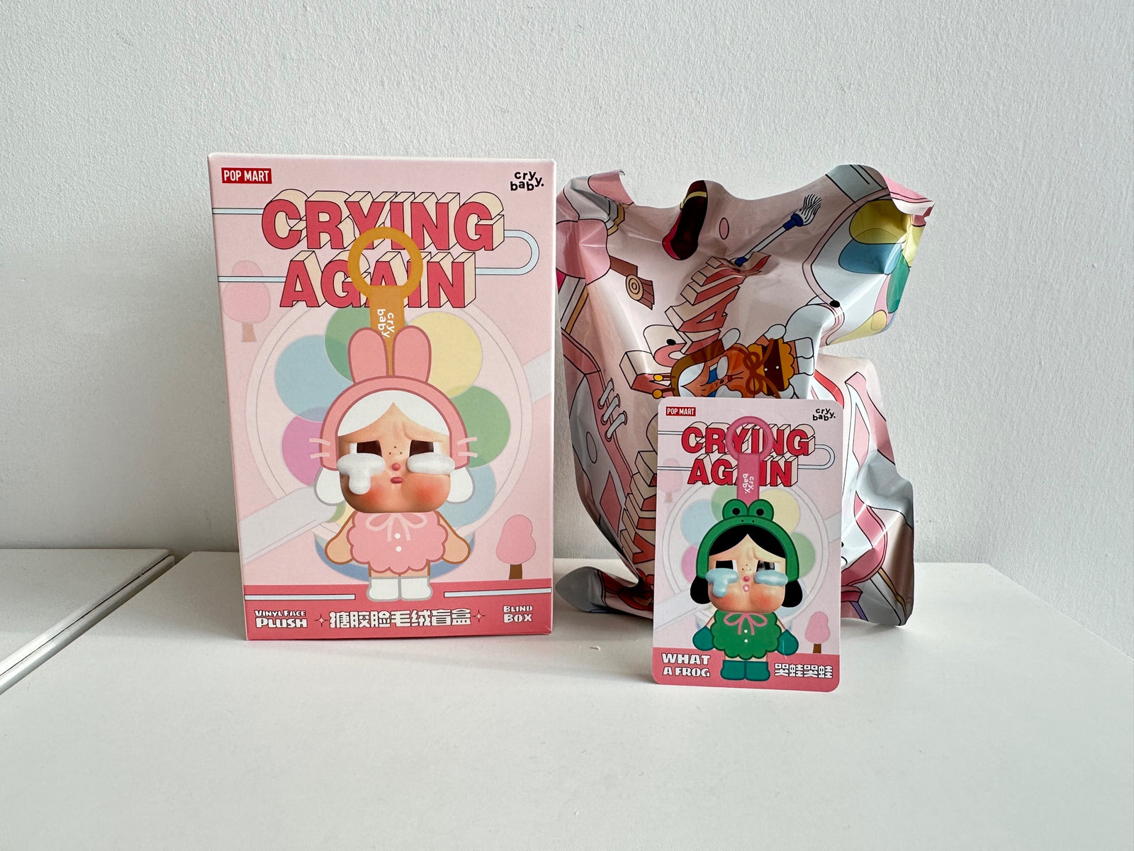 What a frog - CRYBABY Crying Again Series-Vinyl Face Plush by POP MART - 1