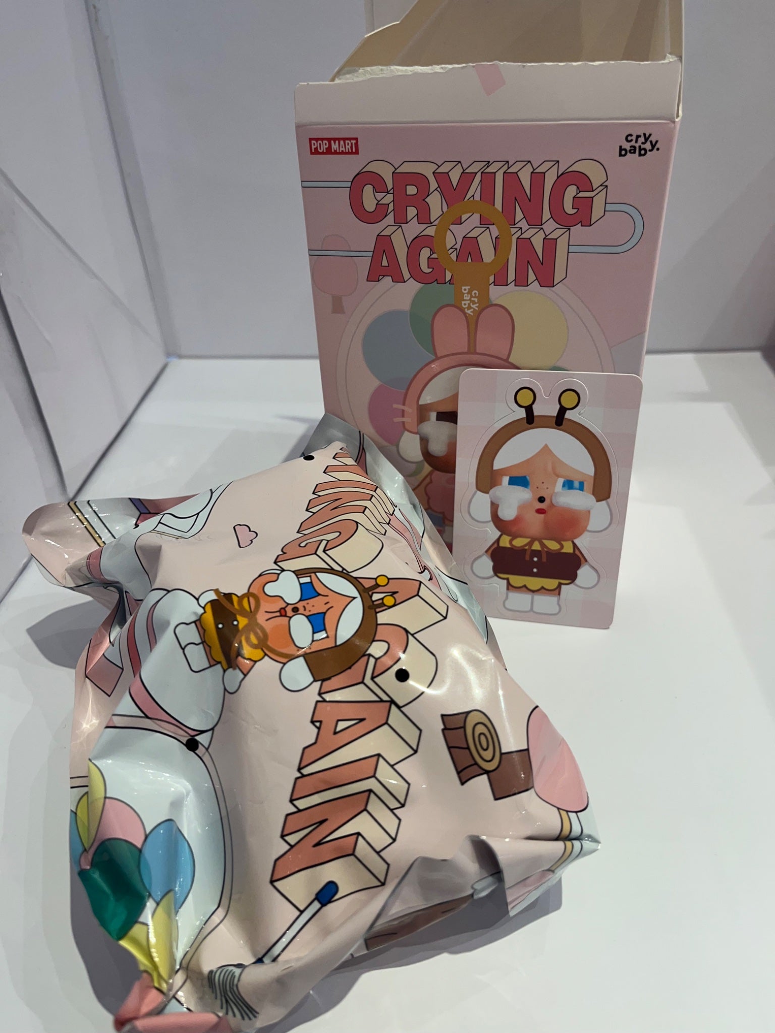 I’ll bring you a flower- CRYBABY Crying Again Series-Vinyl Face Plush by POP MART - 1