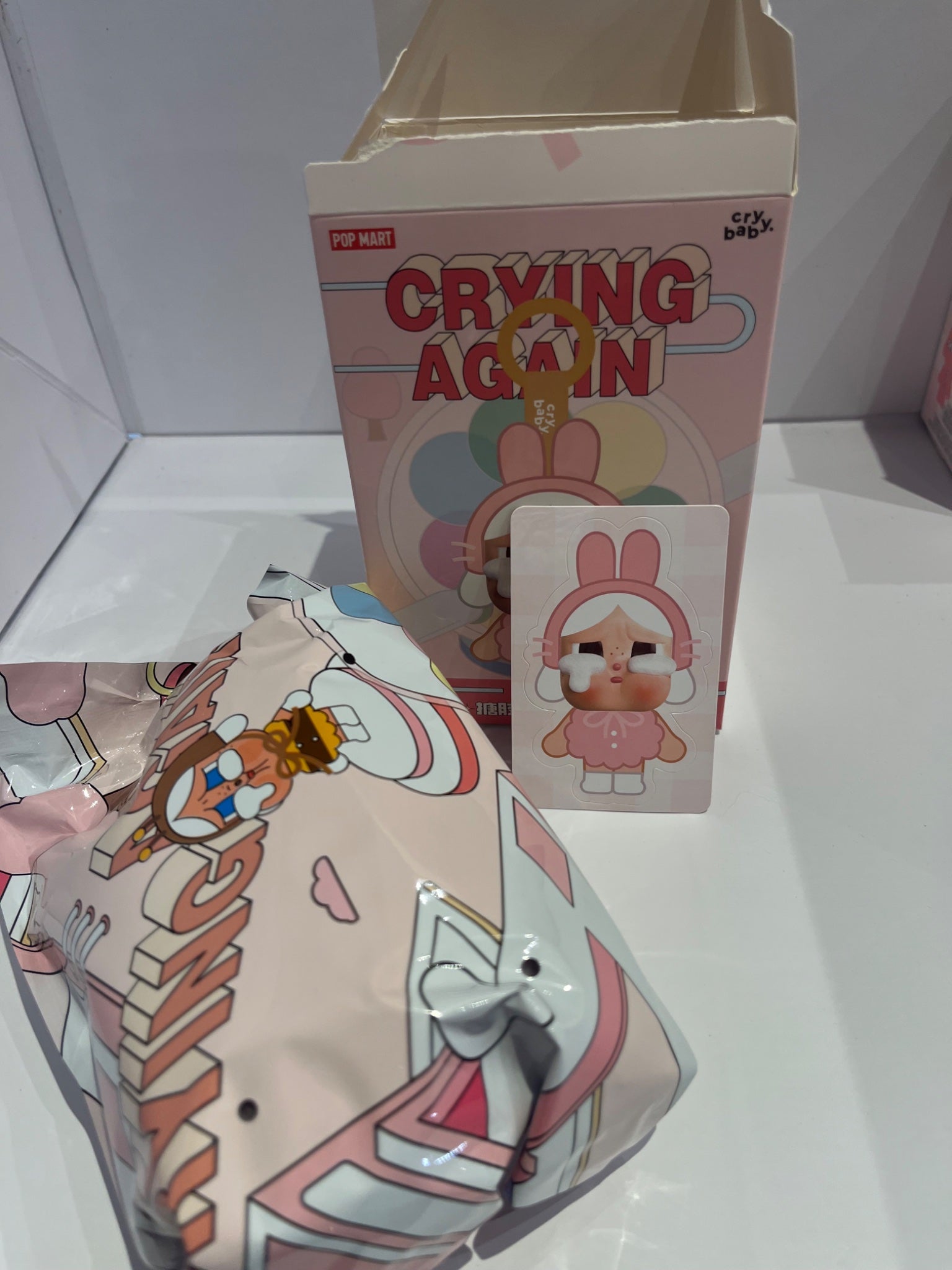 I’ll give you all my love - CRYBABY Crying Again Series-Vinyl Face Plush by POP MART - 1