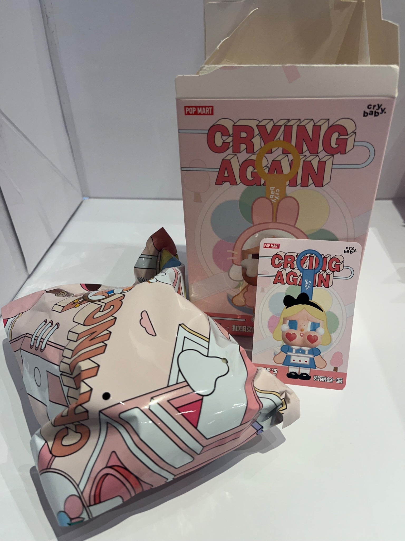 She’s Alice -CRYBABY Crying Again Series-Vinyl Face Plush by POP MART - 1