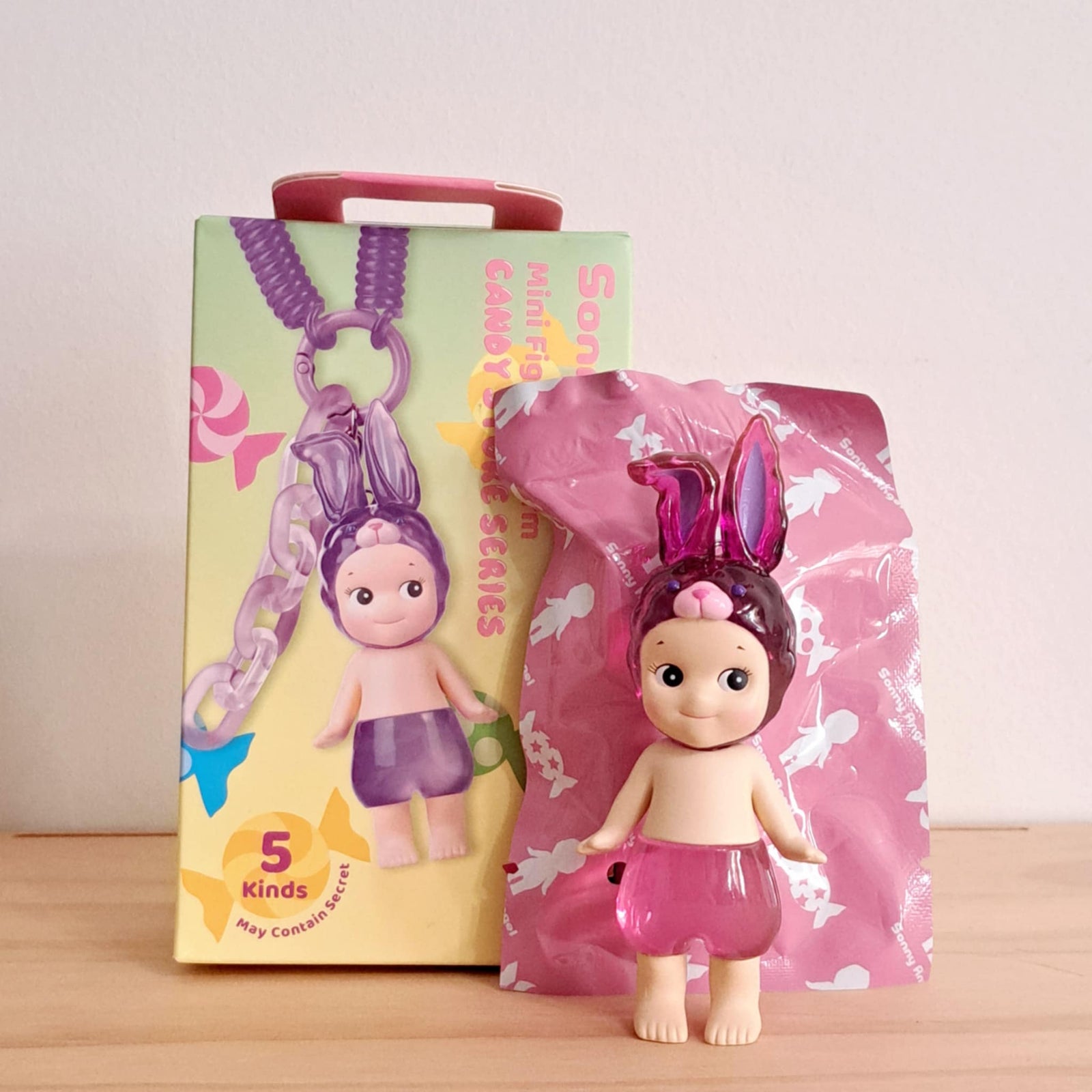 Grape Rabbit Key Chain - Sonny Angel Candy Store Series - 1