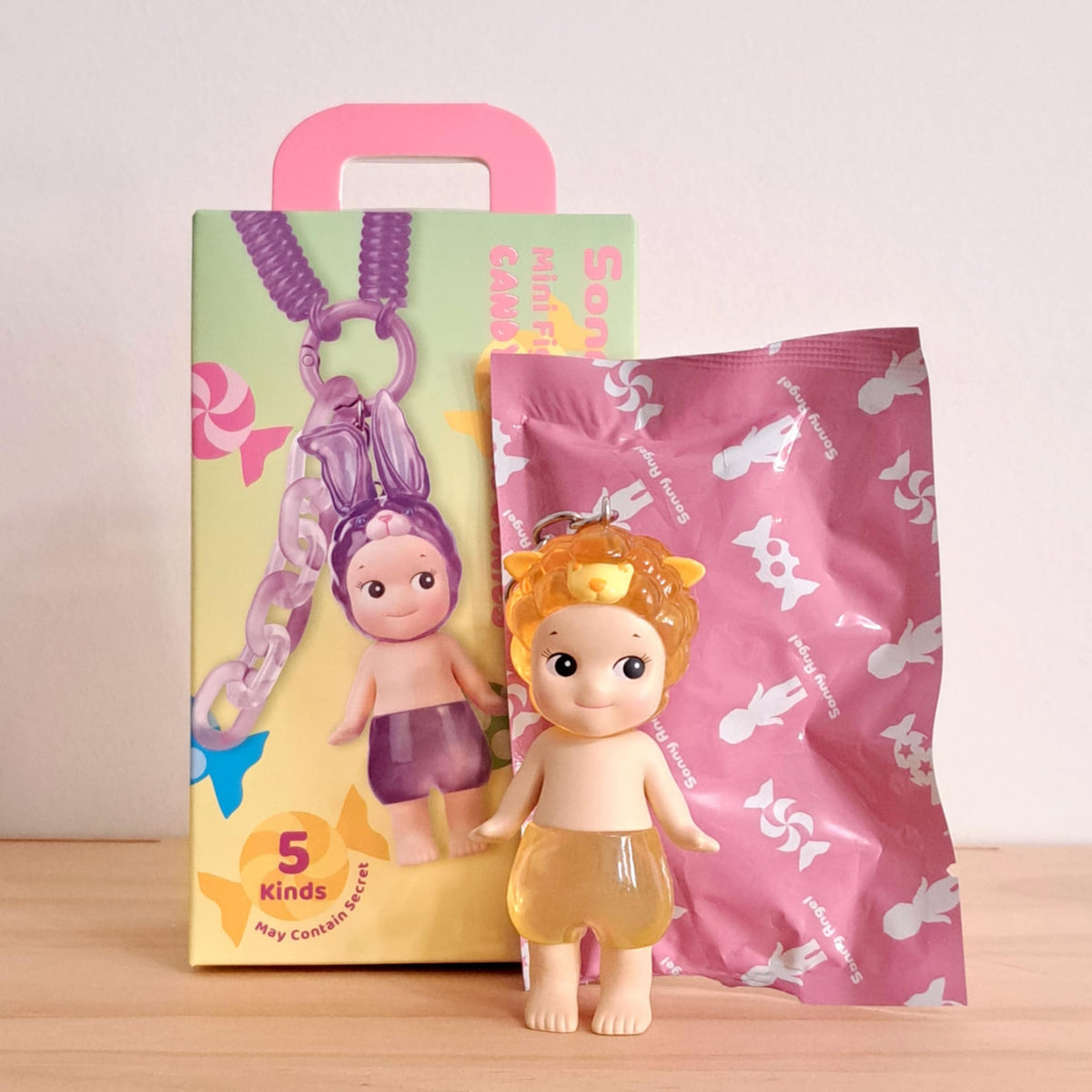 Orange Sheep Key Chain - Sonny Angel Candy Store Series - 1