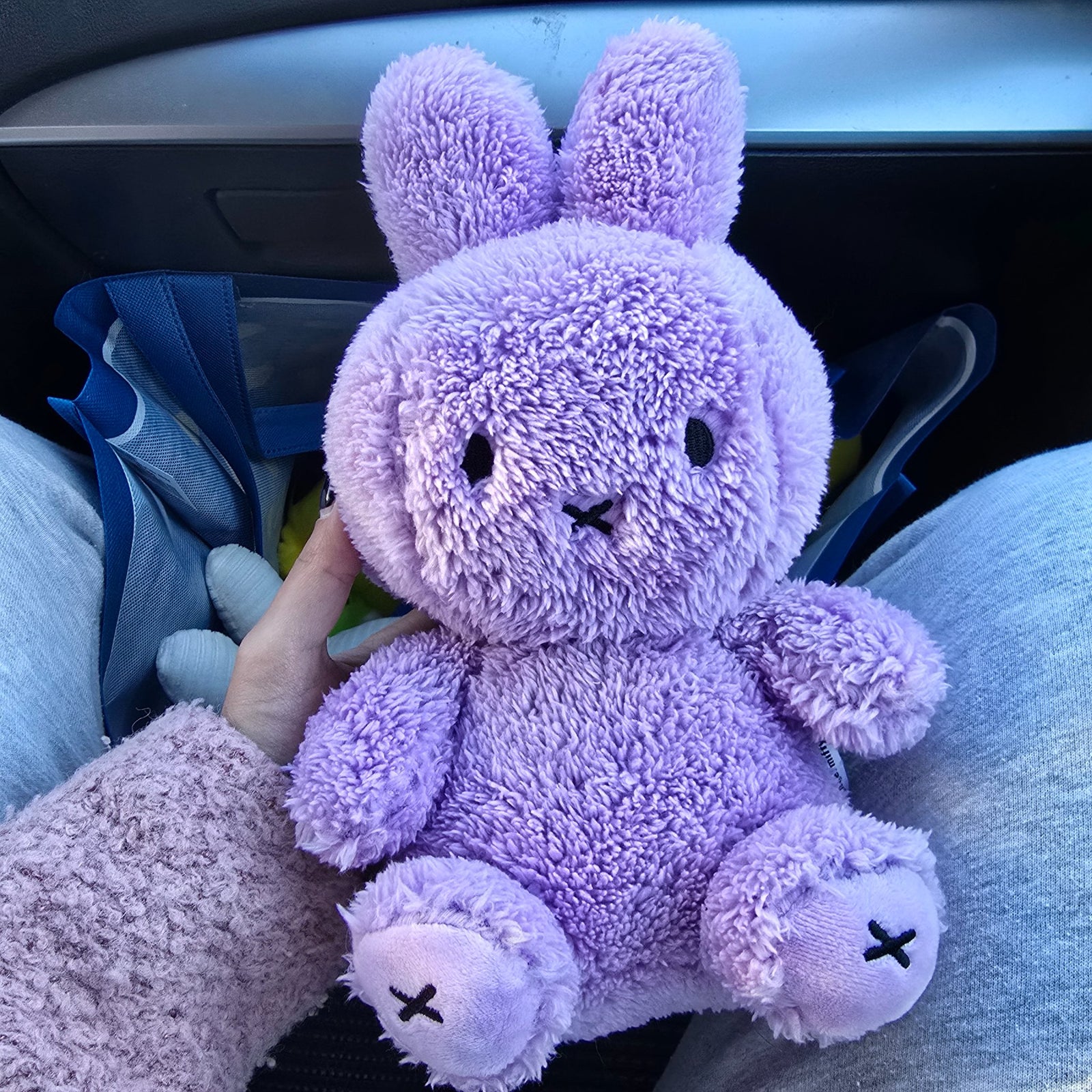 Miffy - Terry Cloth Plush Lilac - 1