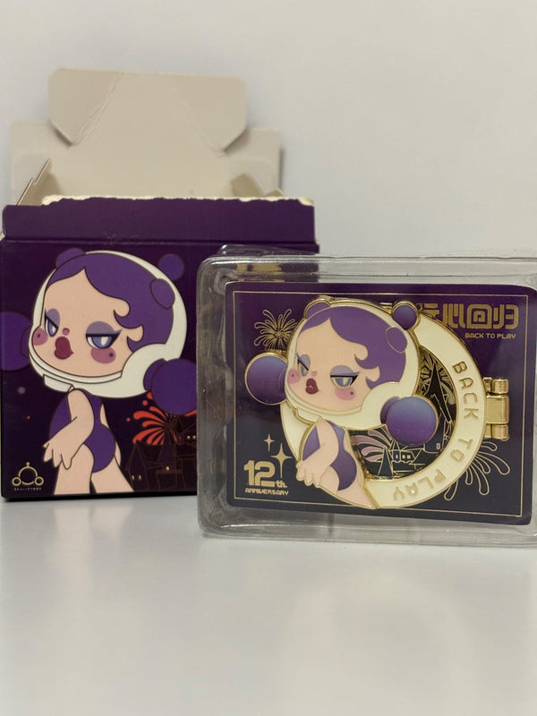 POPMART Skullpanda 12th Anniversary Badge Pin - Mindzai Toy Shop