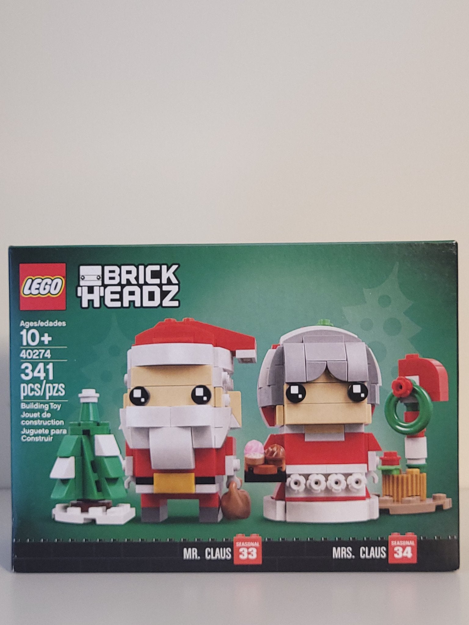 Lego 40274 - Brickheadz Mr & Mrs Claus (2018) - 1