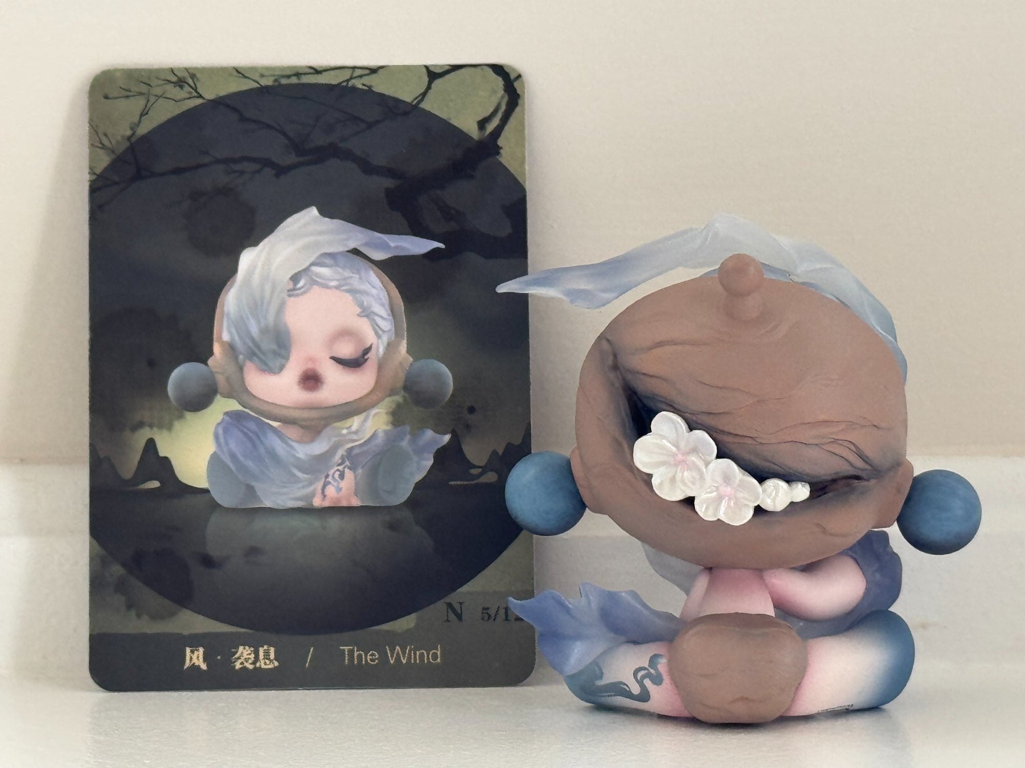 The Wind - SKULLPANDA The Ink Plum Blossom Series by POP MART