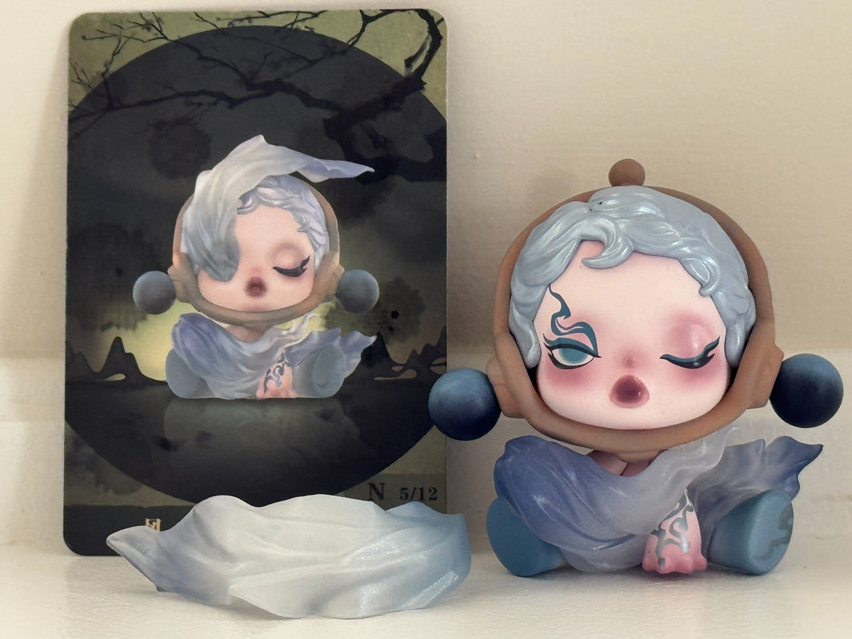 The Wind - SKULLPANDA The Ink Plum Blossom Series by POP MART - 2