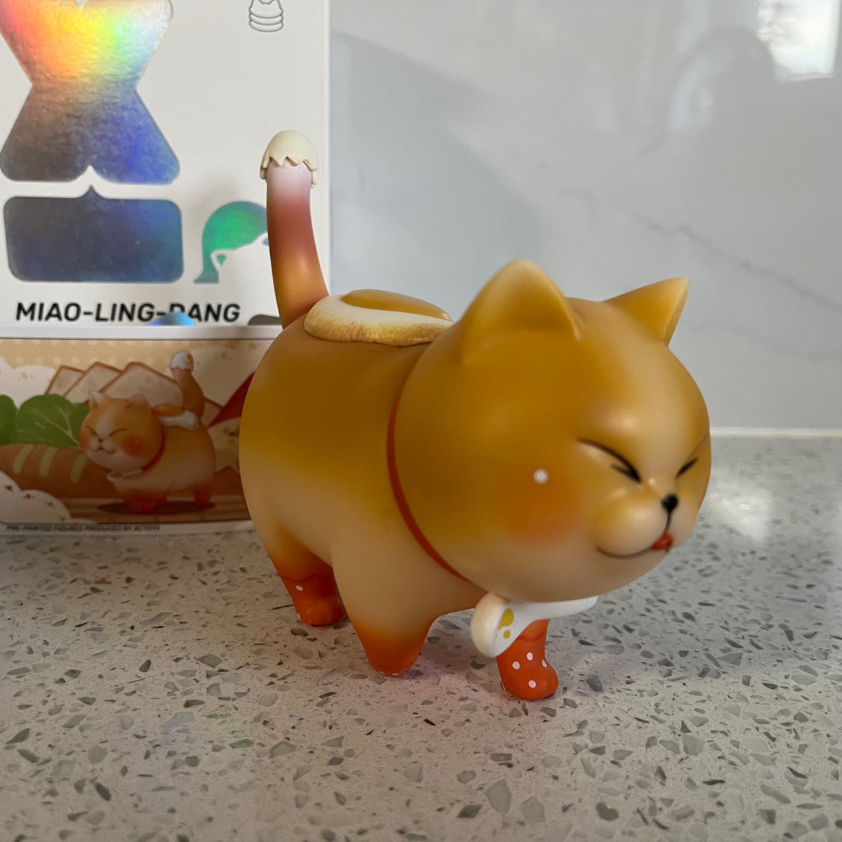Omelette Cat - Cat Bell Miao Ling Dang Collection Series by ACTOYS - 2