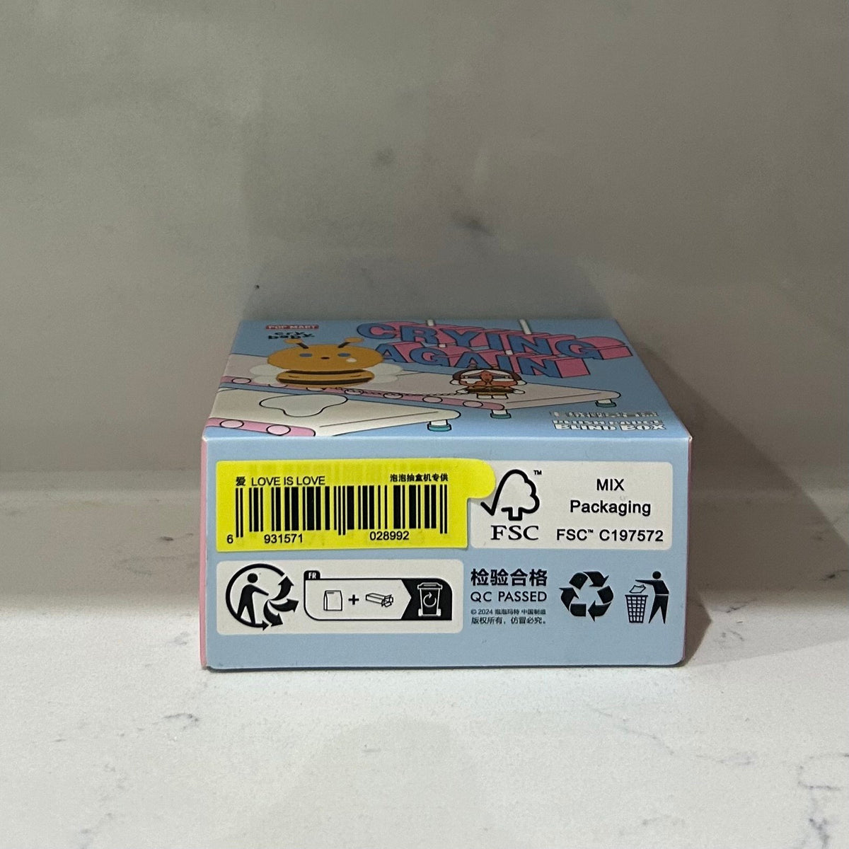 Love is Love - CRYBABY Crying Again Series-Plush Badge by POPMART - 2