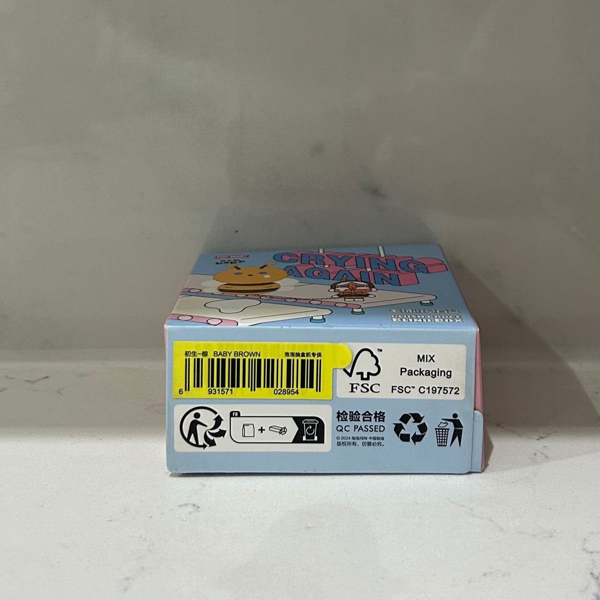 Baby Brown - CRYBABY Crying Again Series-Plush Badge by POPMART - 2