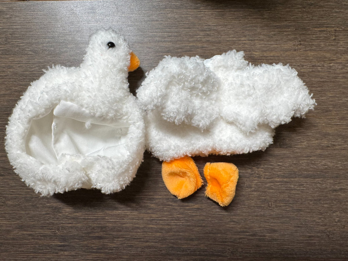 White Goose - Labubu Clothes for Exciting Macaron - 2