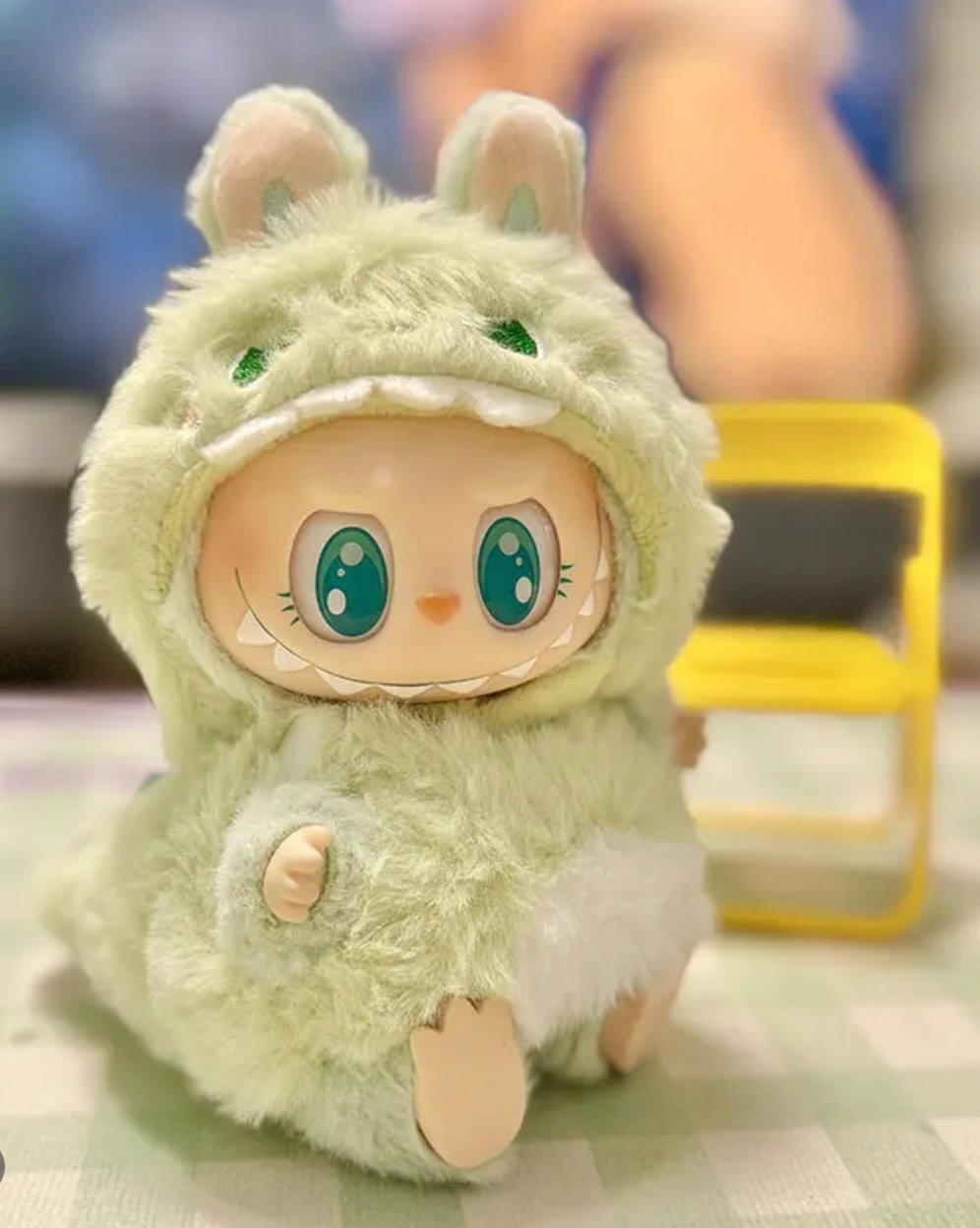 Green Dinosaur - Labubu Clothes for Have A Seat - 1