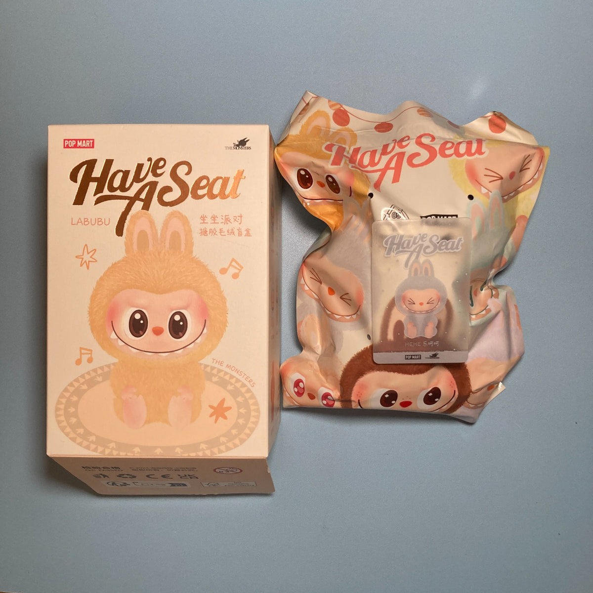  HEHE - Labubu THE MONSTERS - Have a Seat Vinyl Plush by POPMART - 2