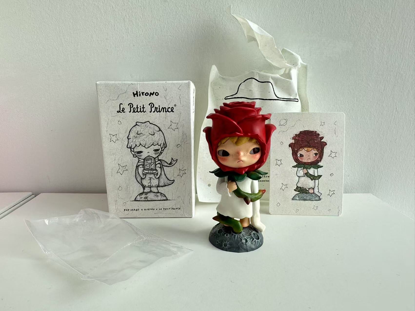 POP MART Hirono × Le Petit Prince Series Confirmed Figure - The Rose Figurines POP MART Hirono × Le Petit Prince Series Confirmed Figure - The Rose Figurines