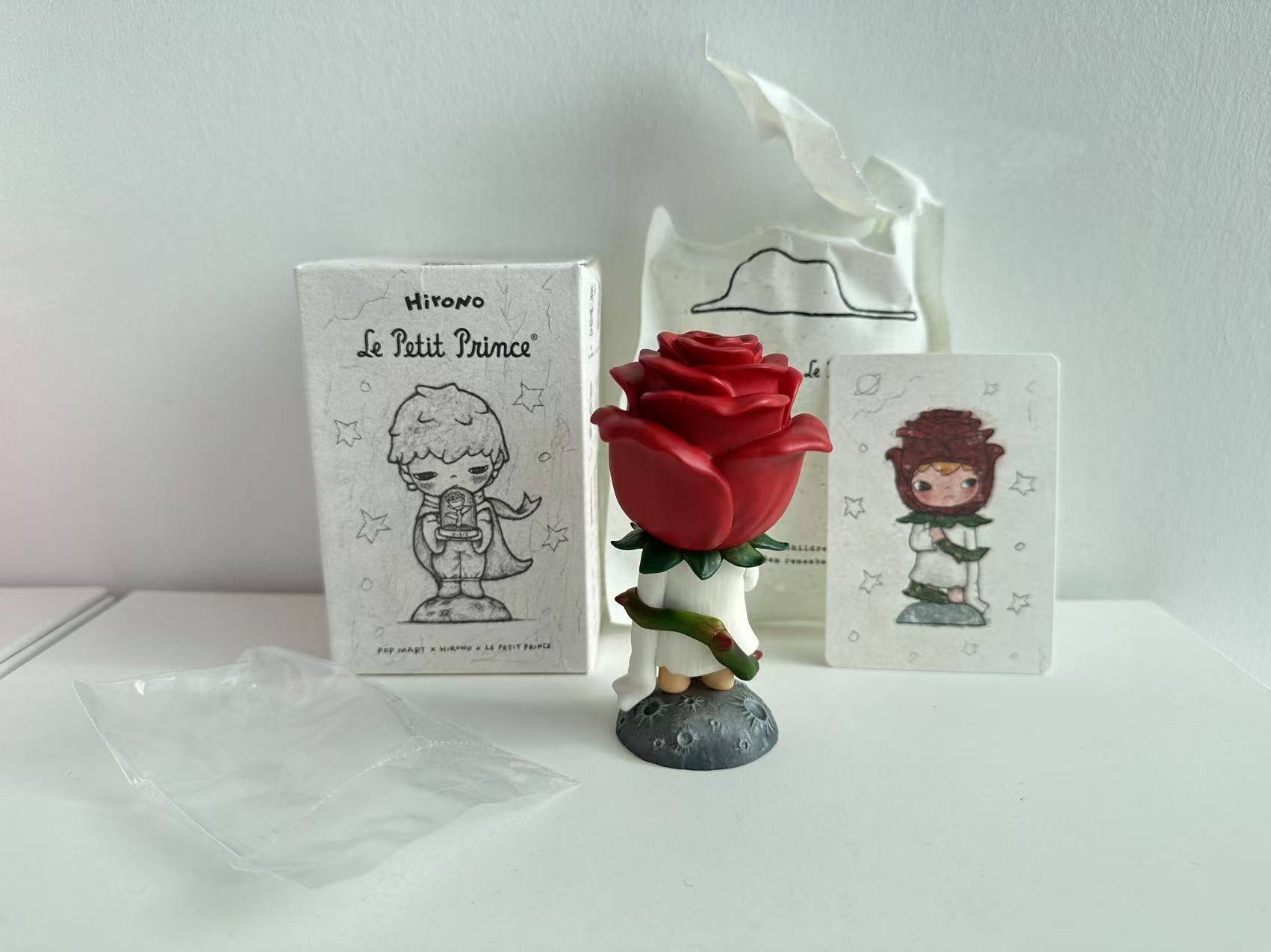 The rose - Hirono x Le Petit Prince series by POP MART - Mindzai