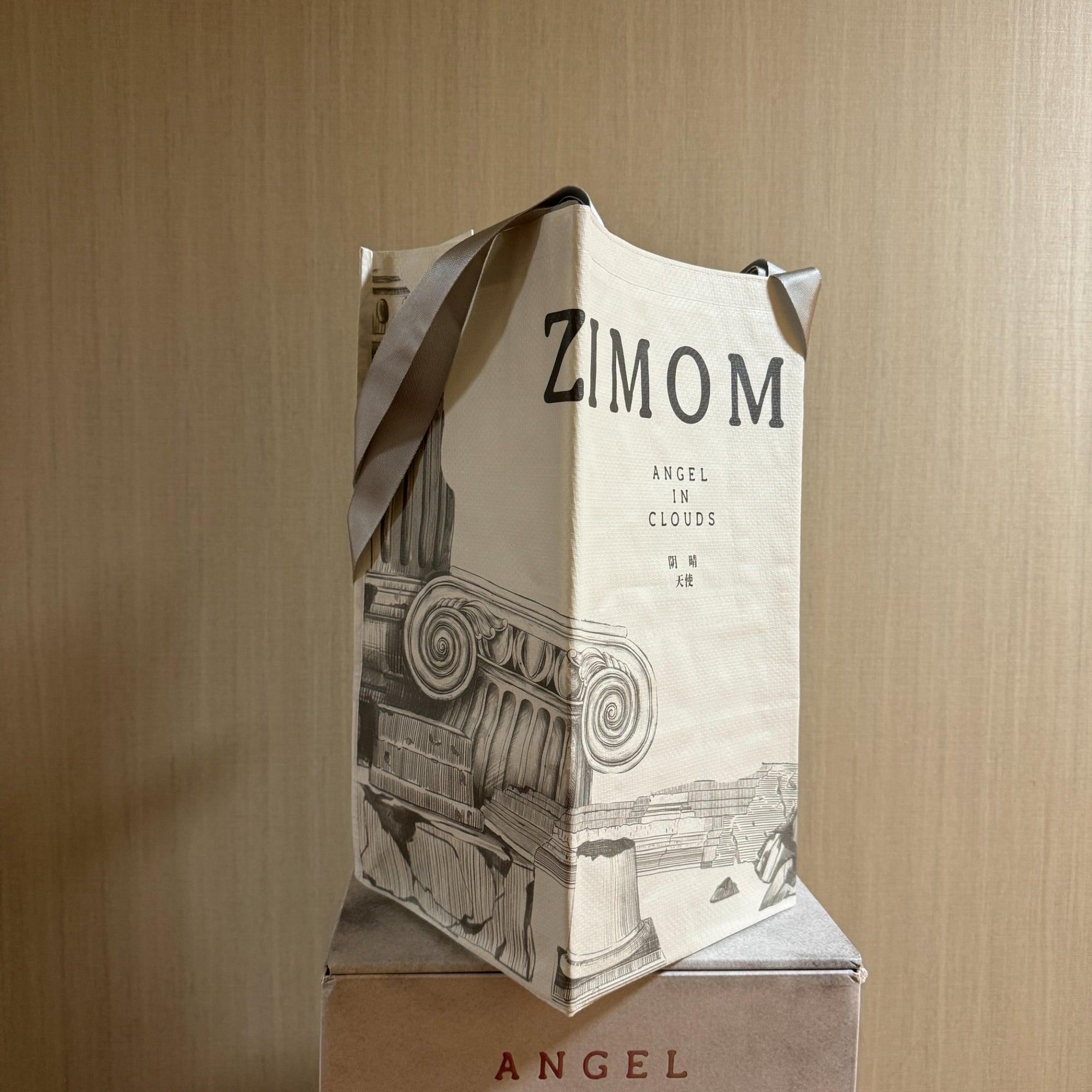 THE MONSTERS - ANGEL IN CLOUDS Vinyl Face Doll + Zimomo bag by POP