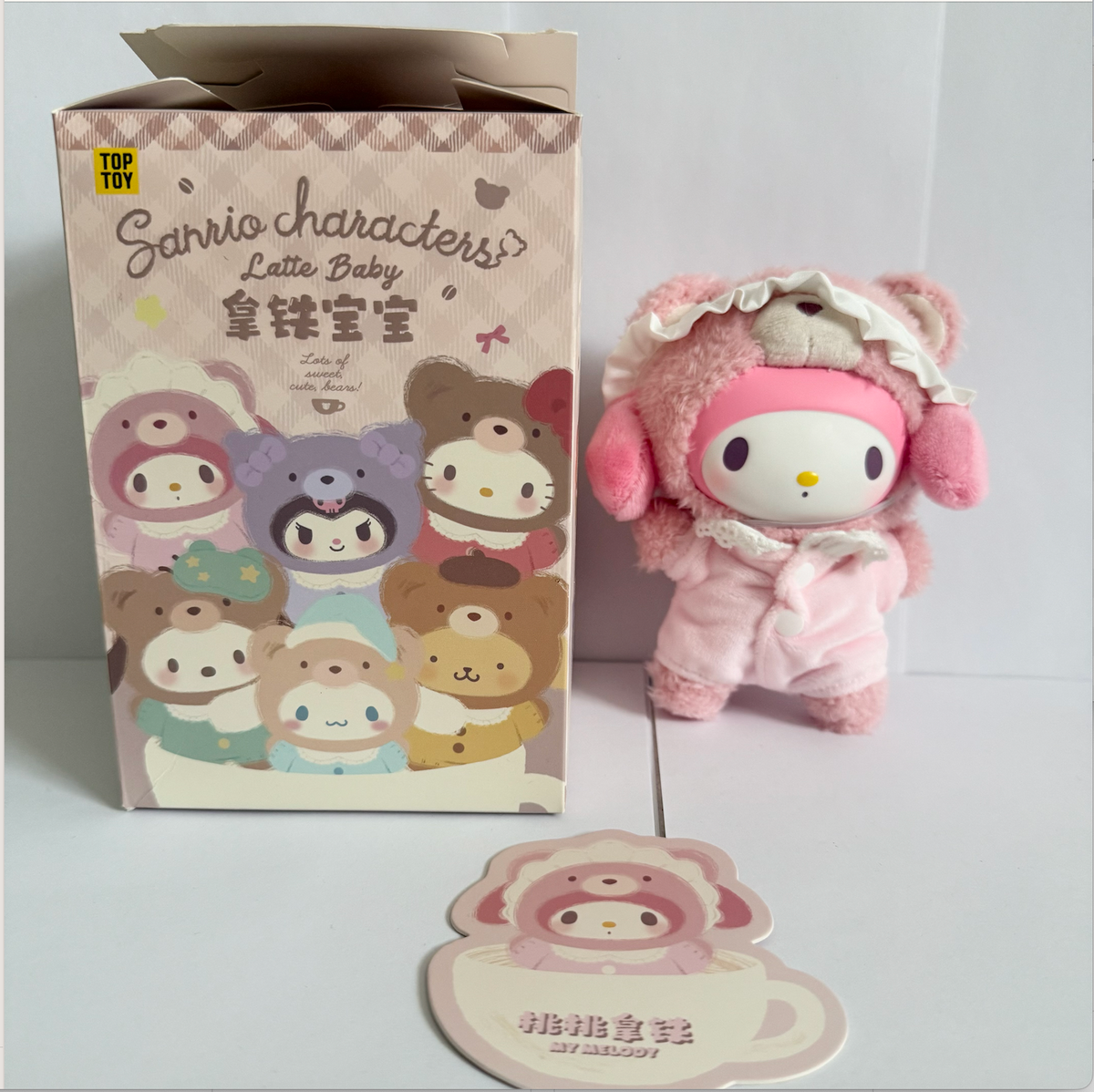 MELODY - Sanrio Characters Latte Baby Plush by TOP TOY - 1
