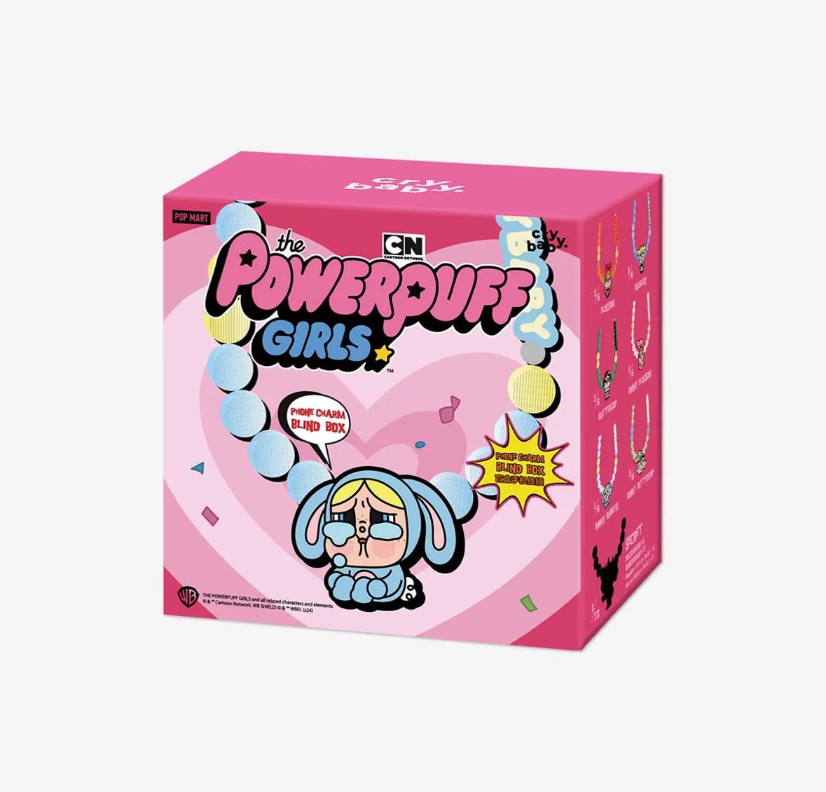 POPMART Crybaby x Powerpuff Girls Phone Charm Blind Box - Mindzai