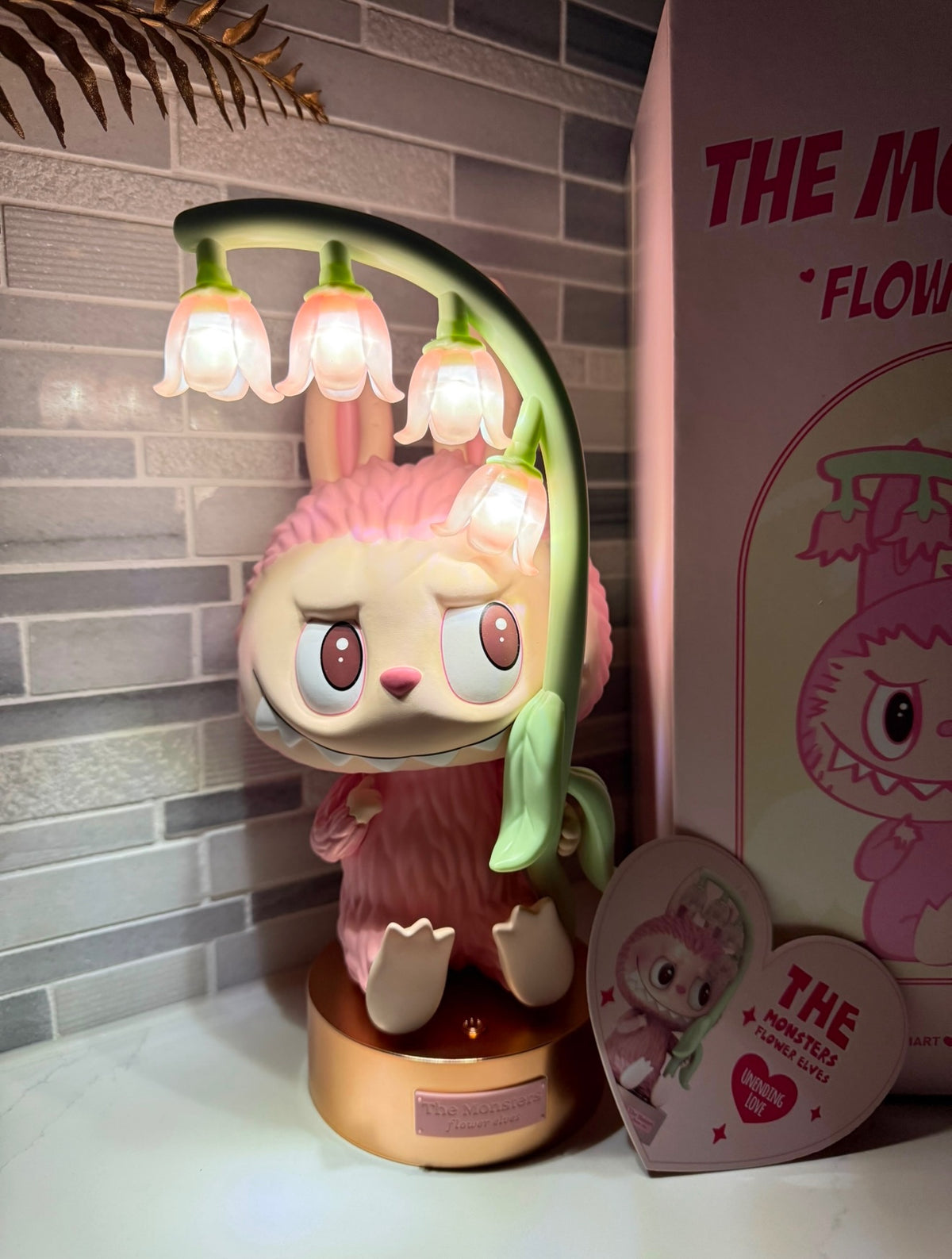 Unending Love - The Monsters LABUBU Flower Elves Lamp - POP Mart - 2