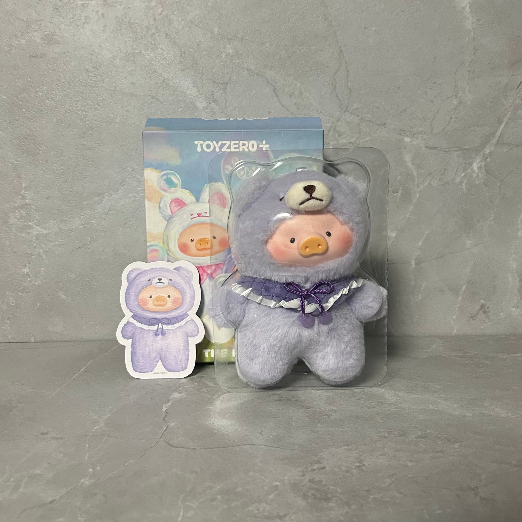 Romantic Teddy - LuLu the Piggy – Joyful Time Series PVC Plush Keychain  - 1