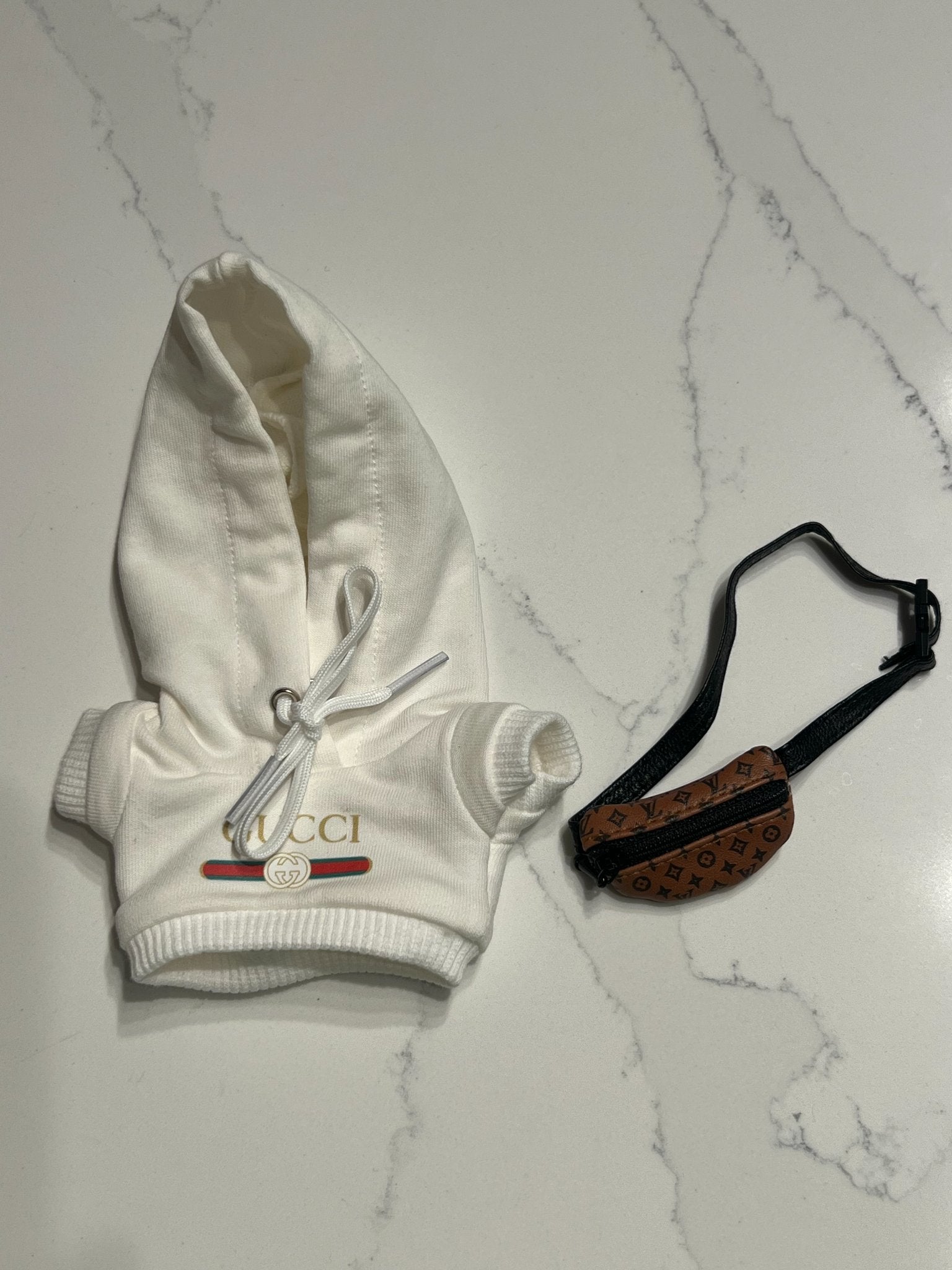 GC Hoodie + LV Bag  - Labubu Clothes for Have A Seat - 1