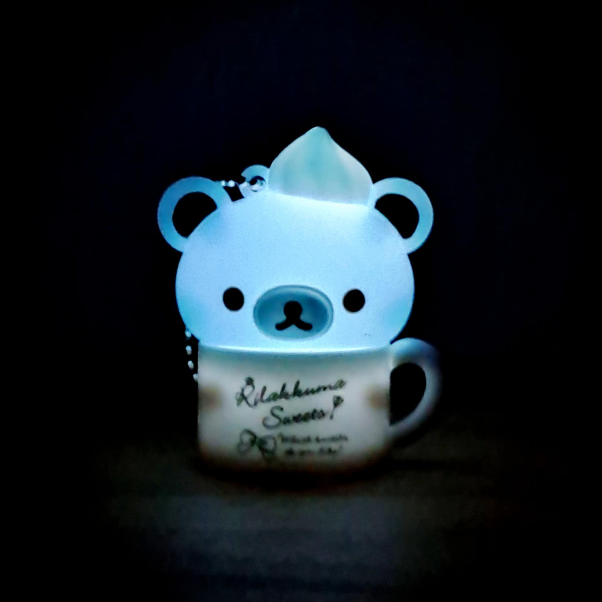 Mint - Rilakkuma Sweets Cupcake Light Keychain - 2