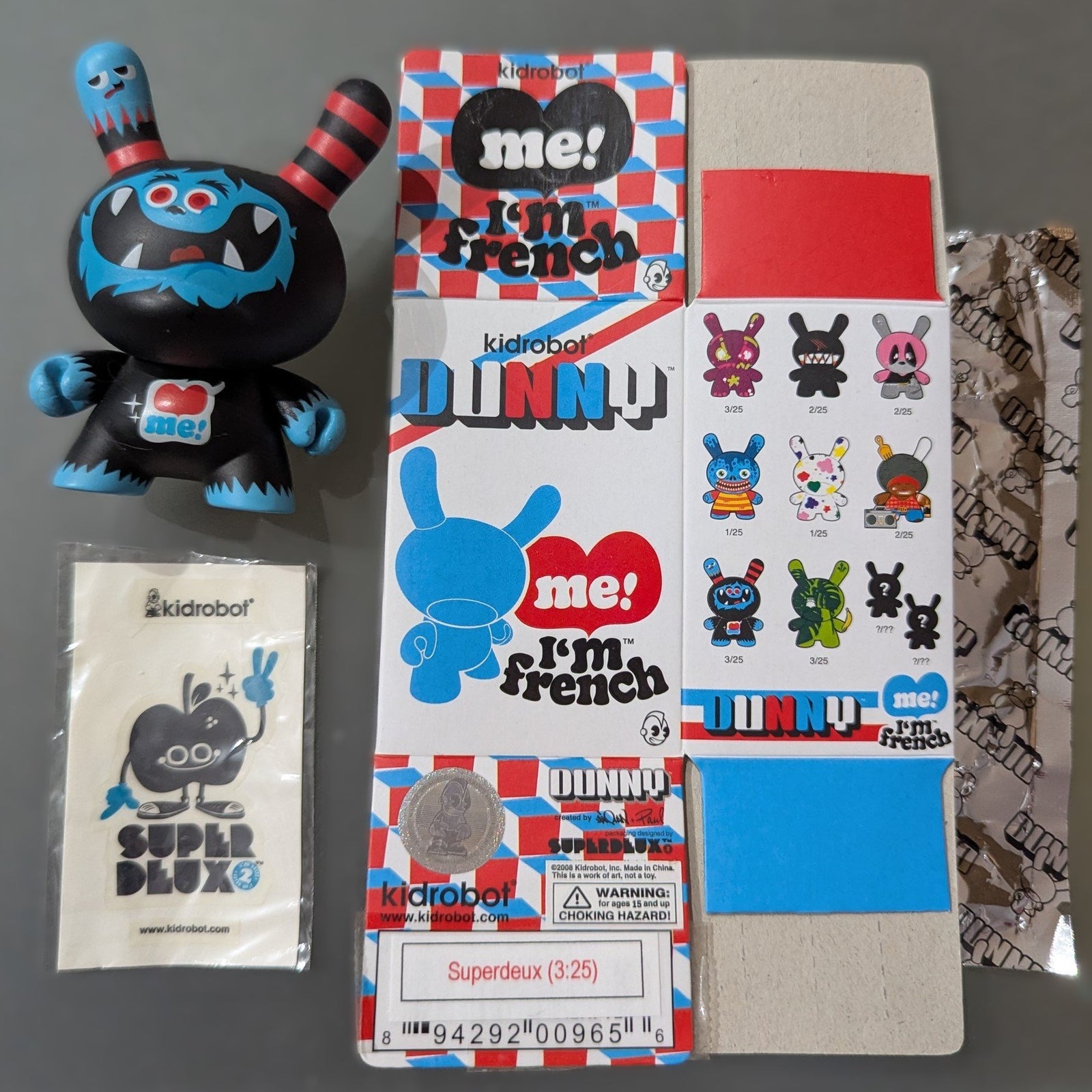 Dunny French Series - Superdeux 3/25  - 1